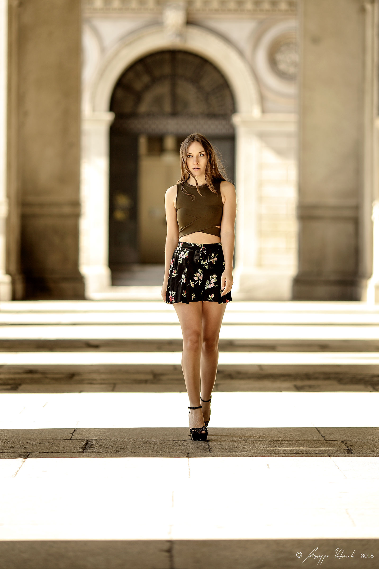 Walking around Turin.