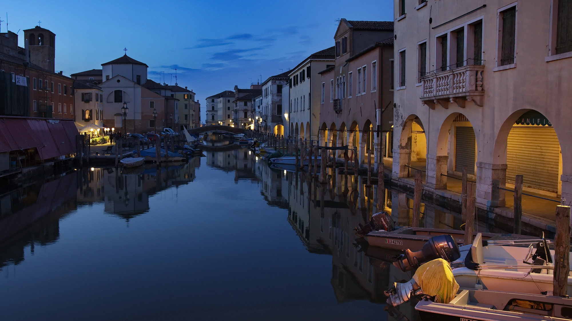 Blue hour on the magical Chioggia