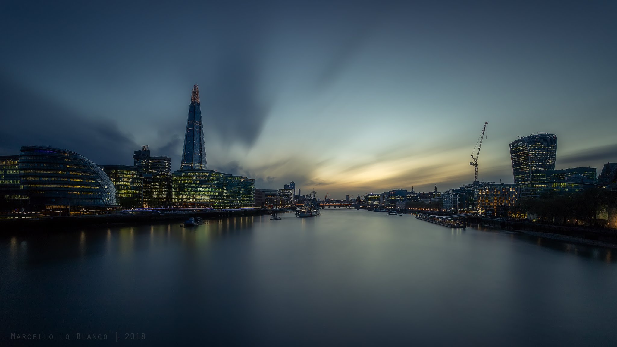 View from Tower Bridge