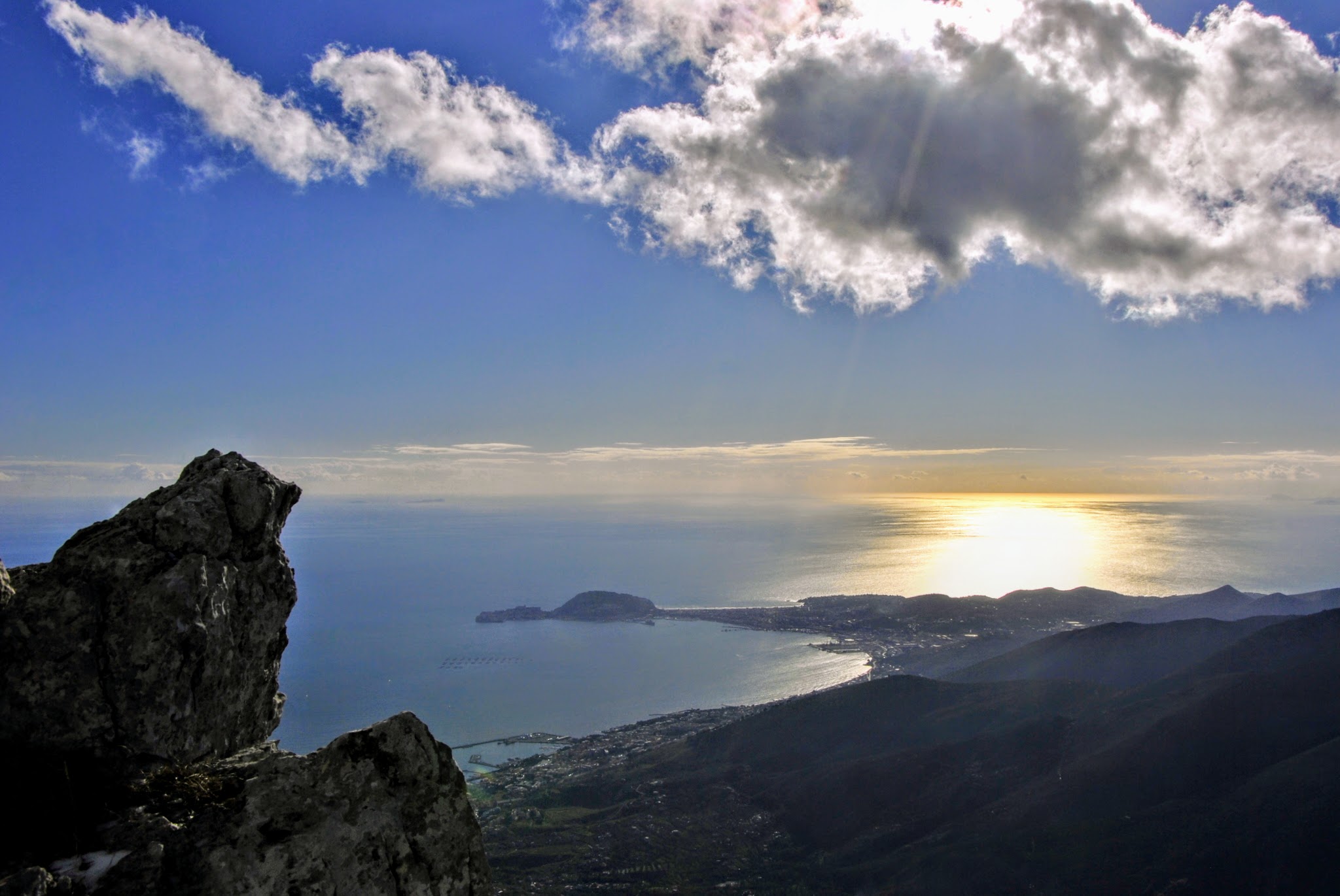 Gaeta and Formia dal Monte Redentore
