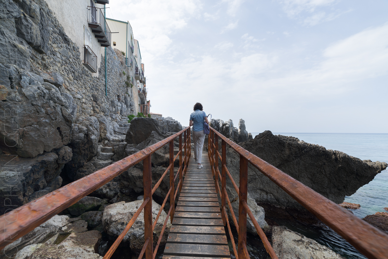 The megalithic walls of Cefalù