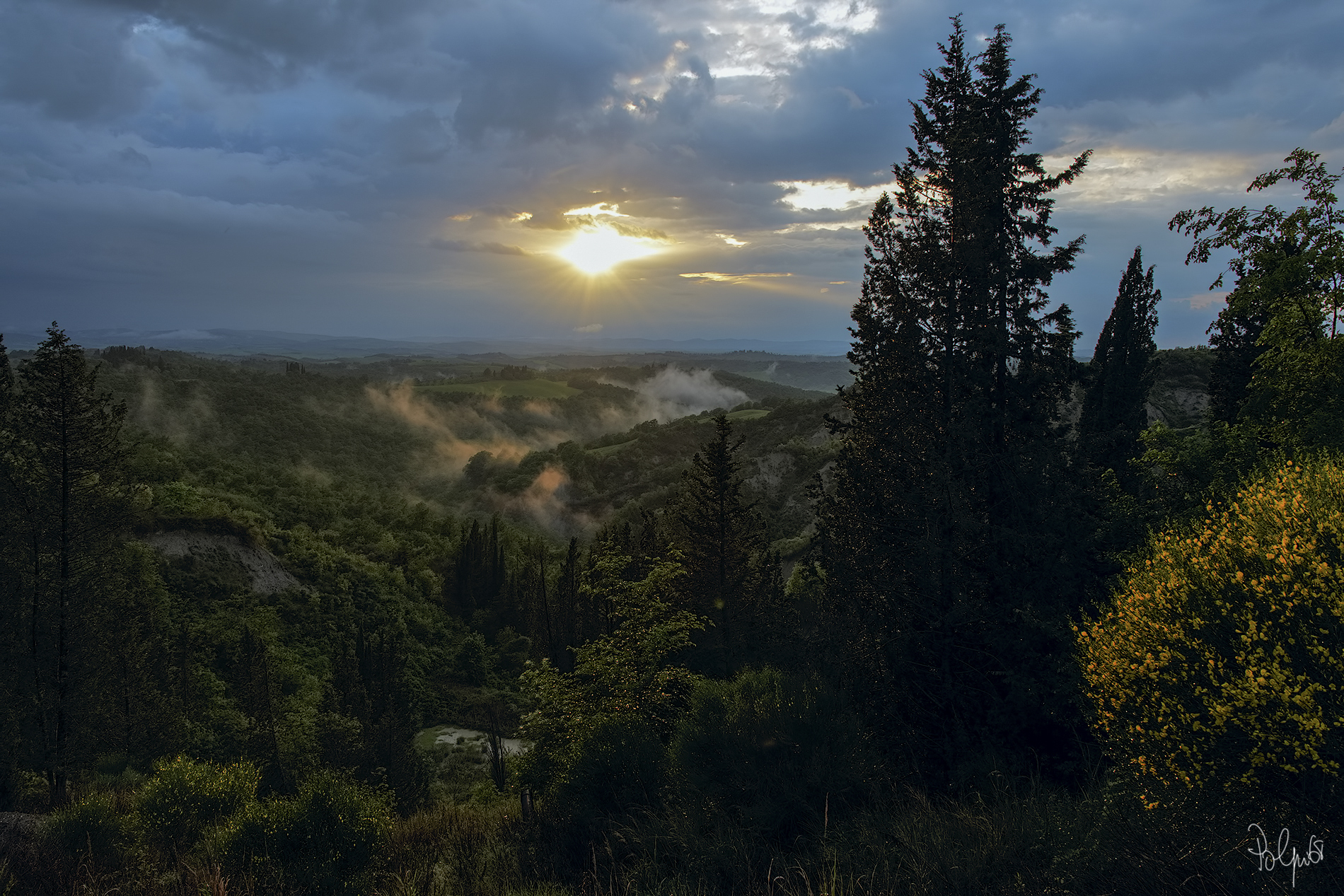The badlands of Monte Oliveto Maggiore-Asciano (Si)