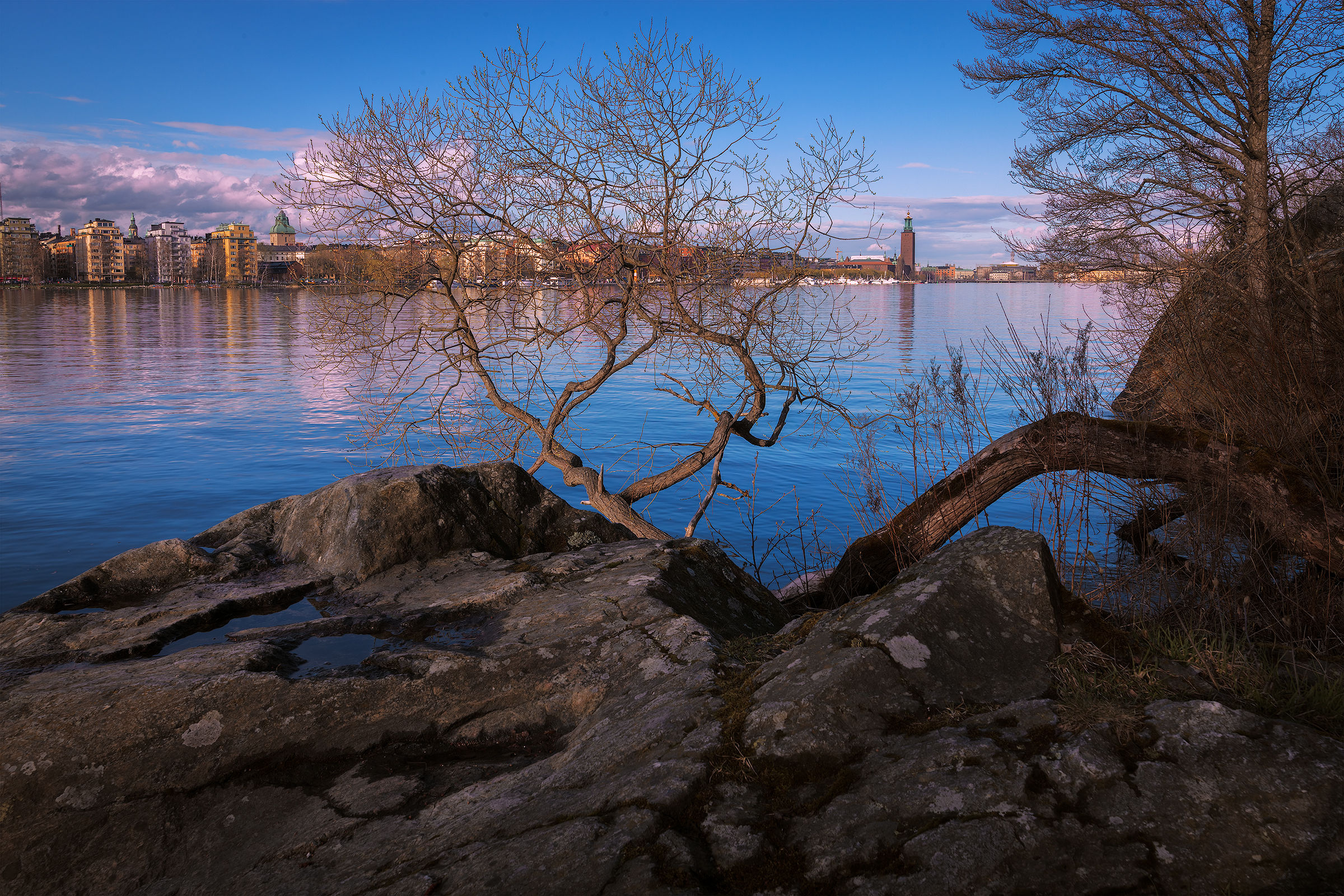 On the shores of Stockholm.