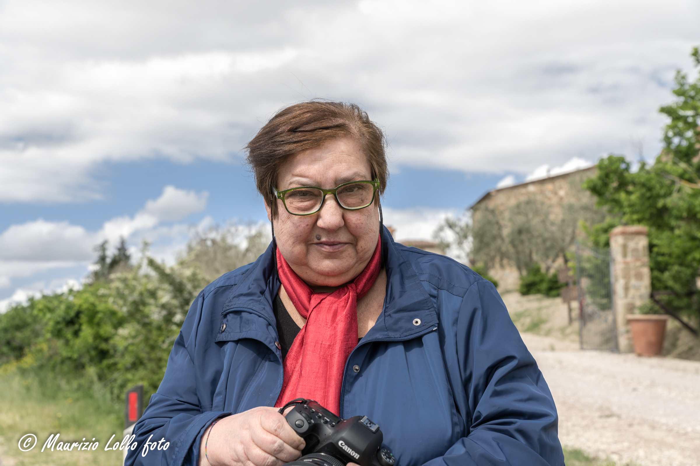 And here is also Annamaria in Val d'orcia