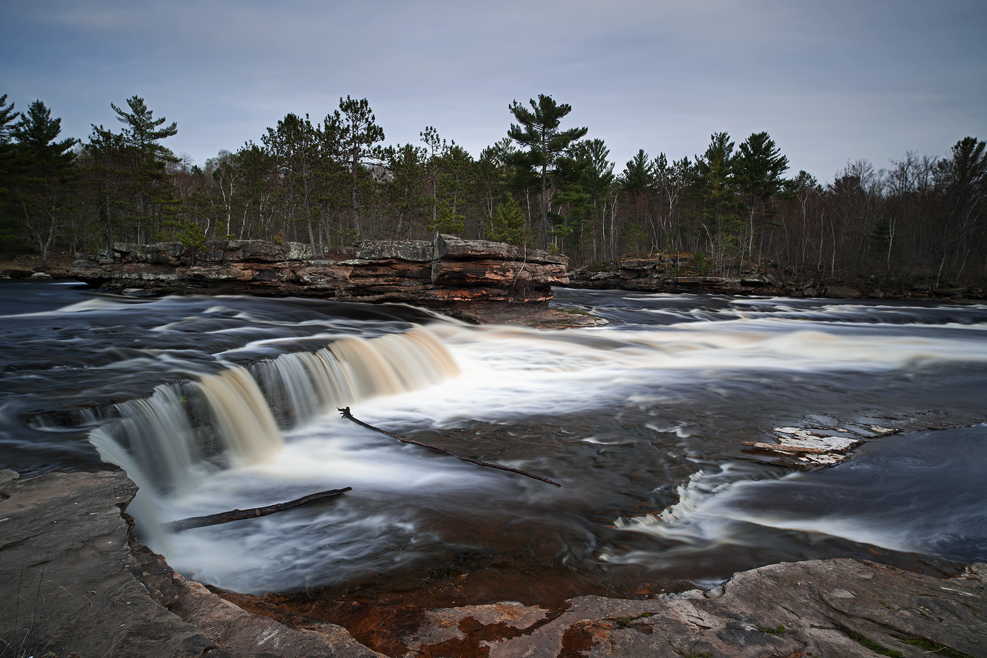 Looking Down on Big Spring Falls