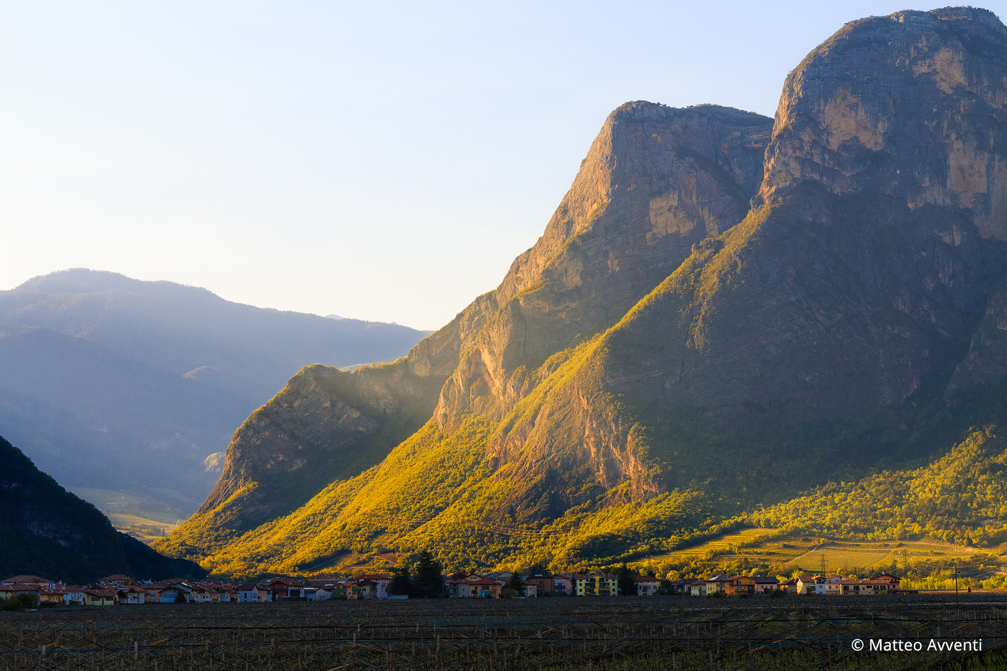 Tramonto su Mezzolombardo