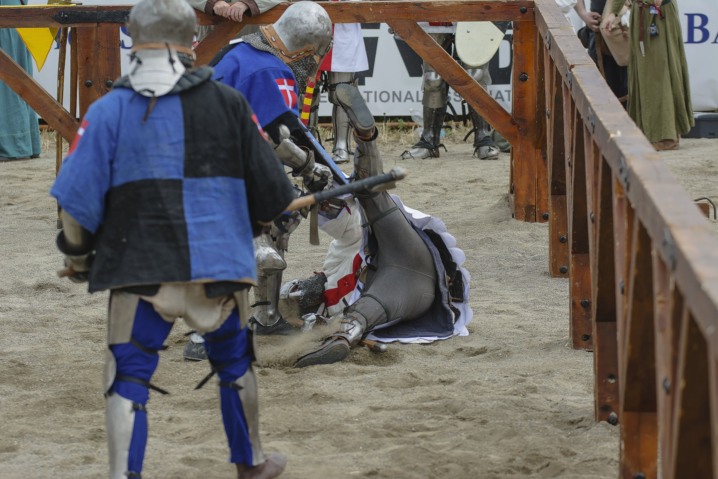 Un avversario abbattuto