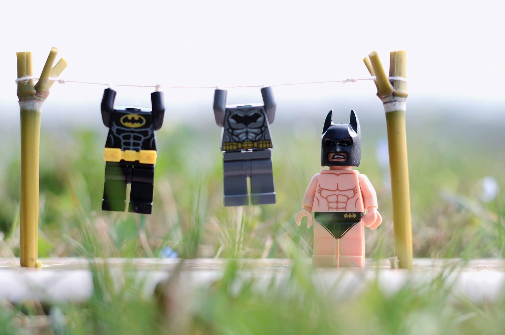 Batman hates doing laundry.