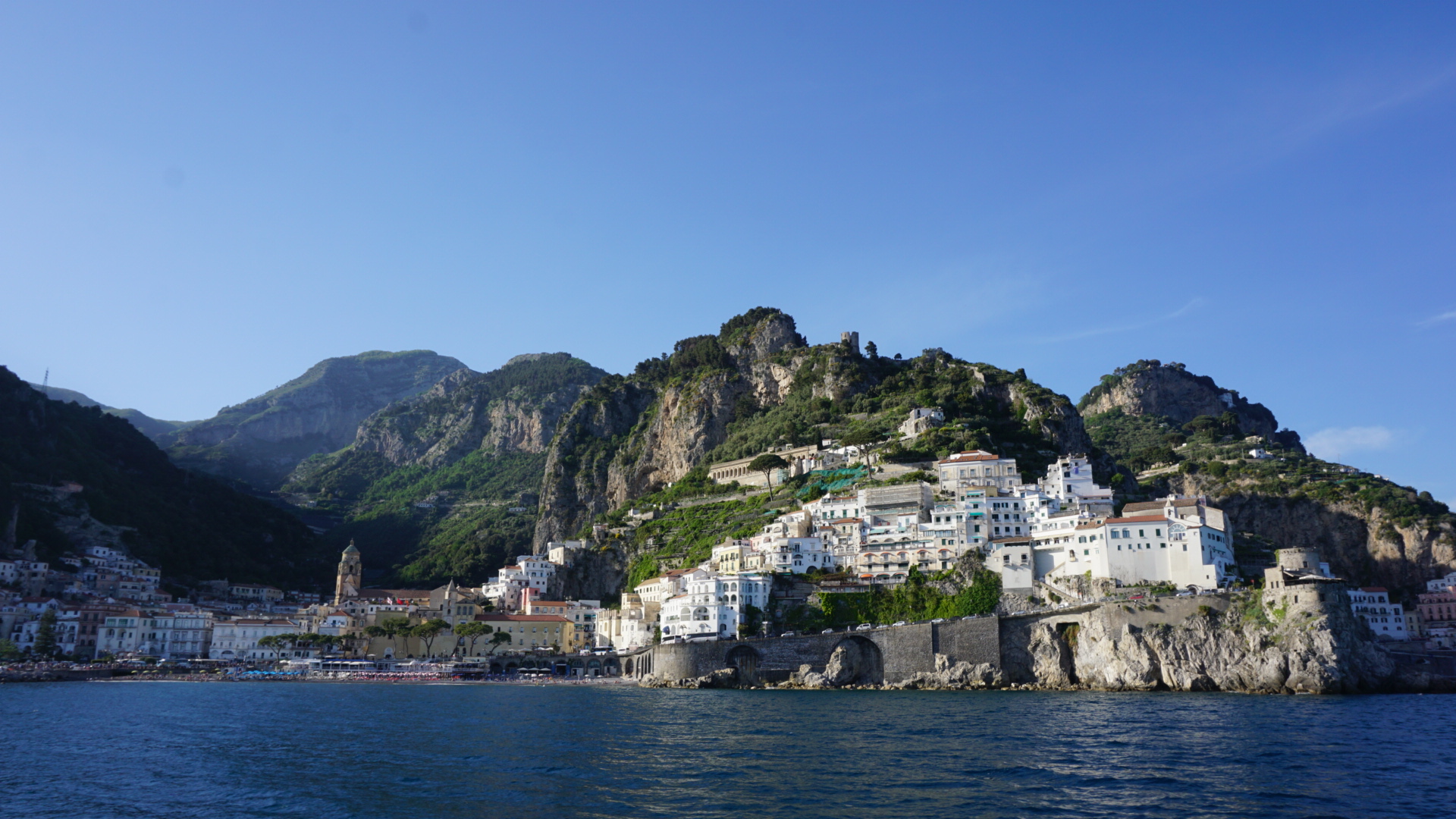 Amalfi by the water
