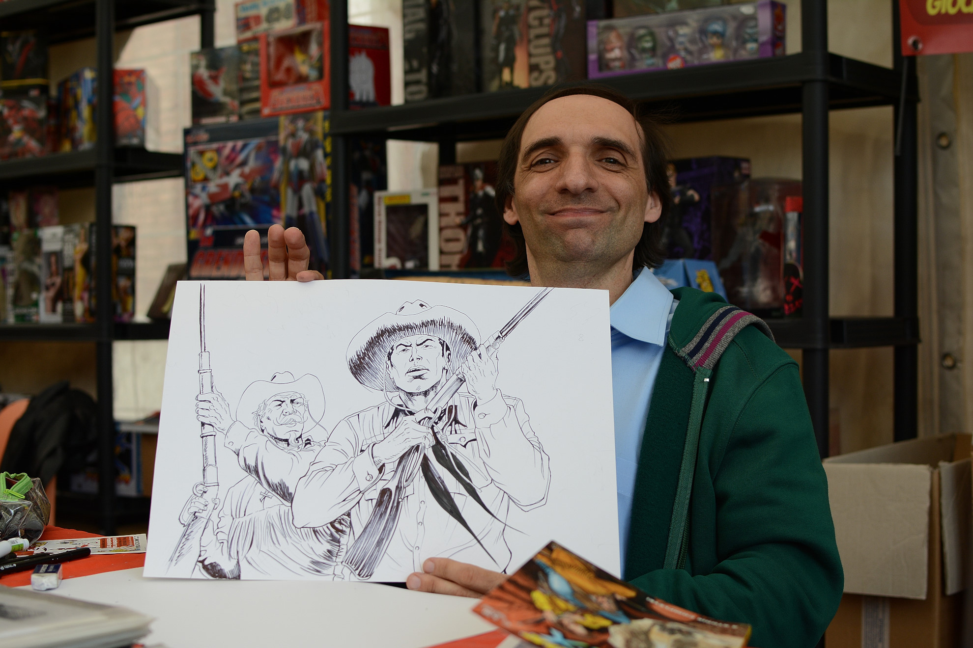 Sermide Comics & Games 2018: Tex Willer and author