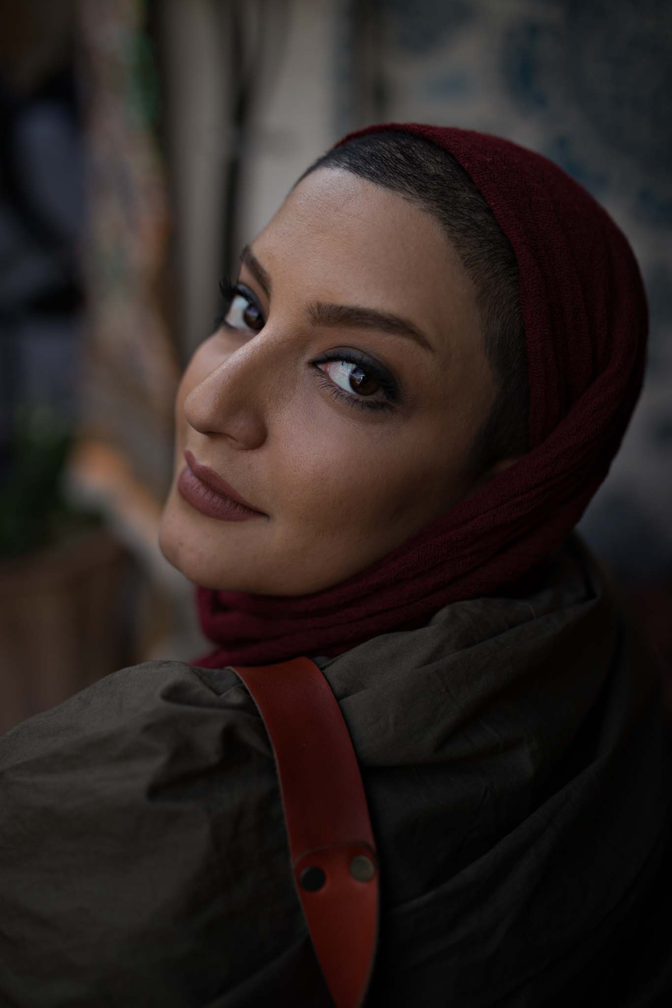 Woman in the bazaar of Esfahan