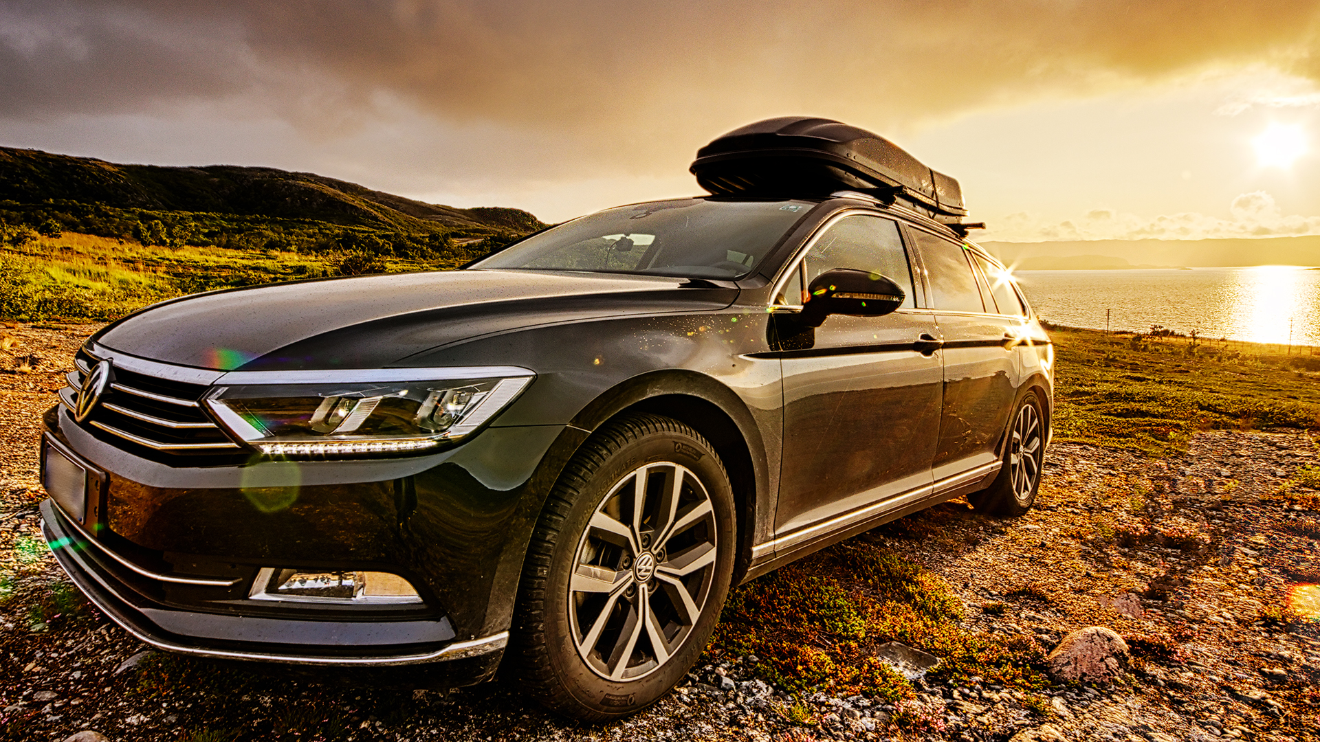 VW Passat-Road to Nordkapp