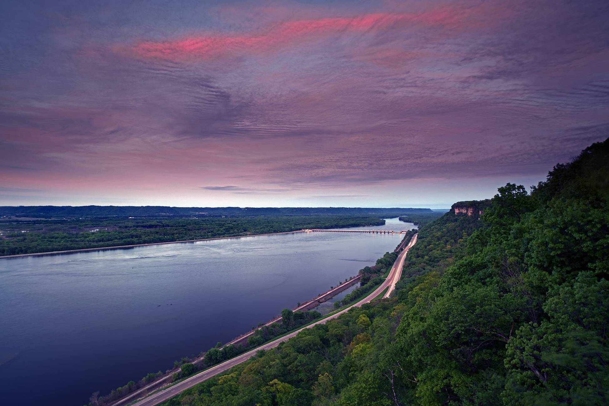 John A. Latsch State Park Spring Twilight