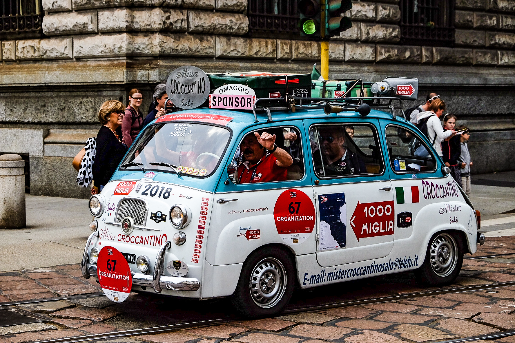 1000 miles in Milan.. Beloved multiple Fiat