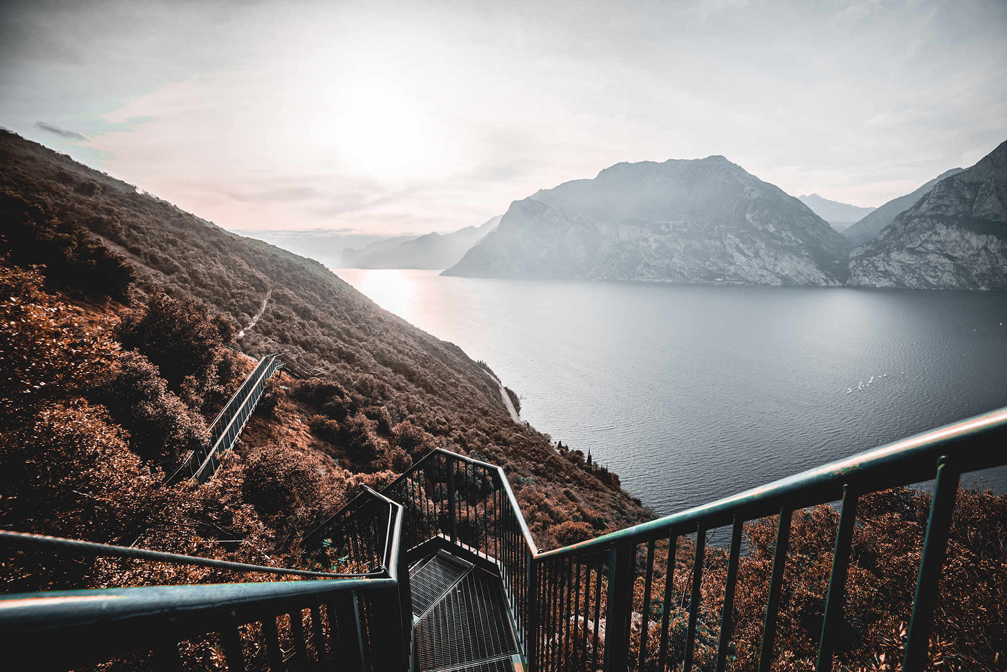 Trails on Lake Garda