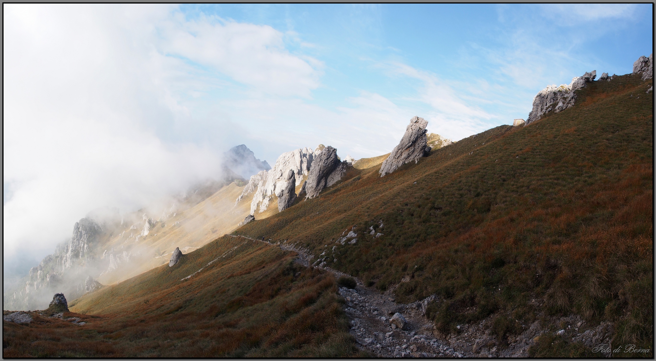 Verso il rifugio  Rosalba (lc)