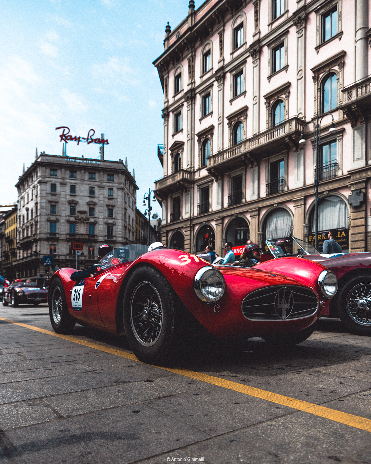 Vintage car - Maserati A6 gcs/53 Fantuzzi - 1000 miglia