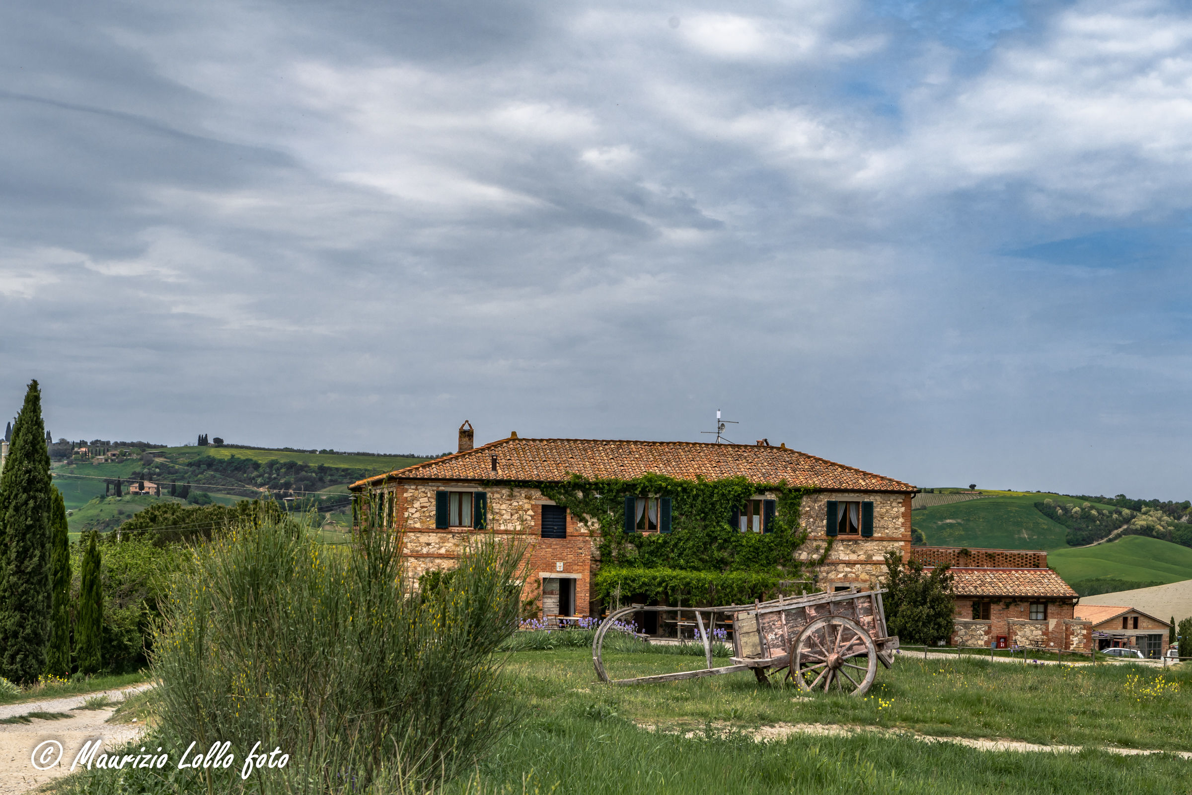 Tipico agriturismo in Val D'Orcia