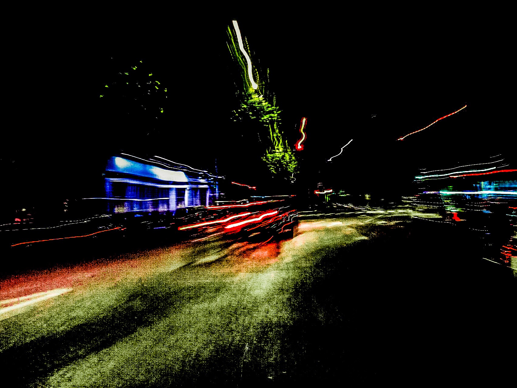 Colori nella notte .