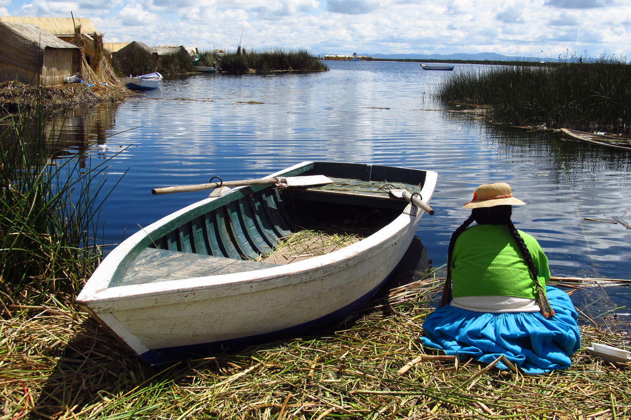 "Lake Titicaca" - floating island - Bolivia