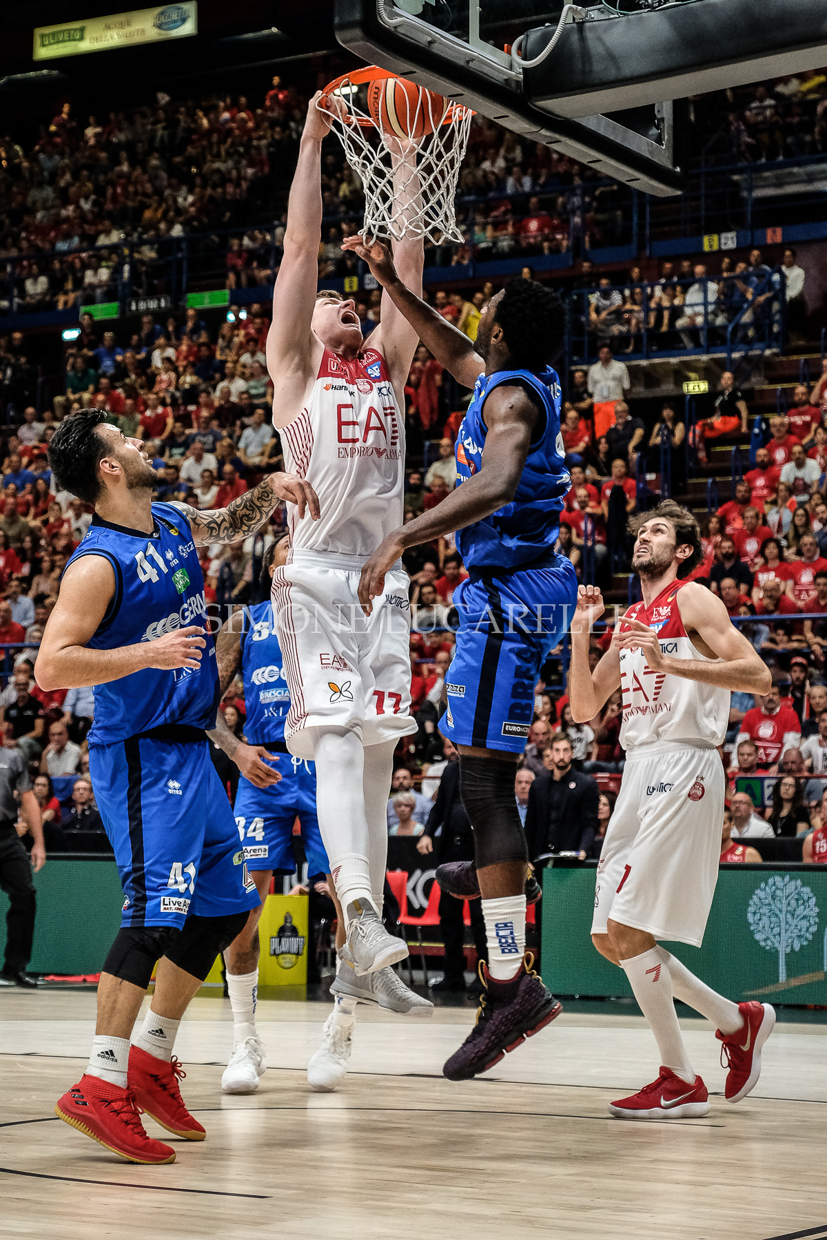 Arturas Gudaitis - EA7 Milano vs. Germani Brescia