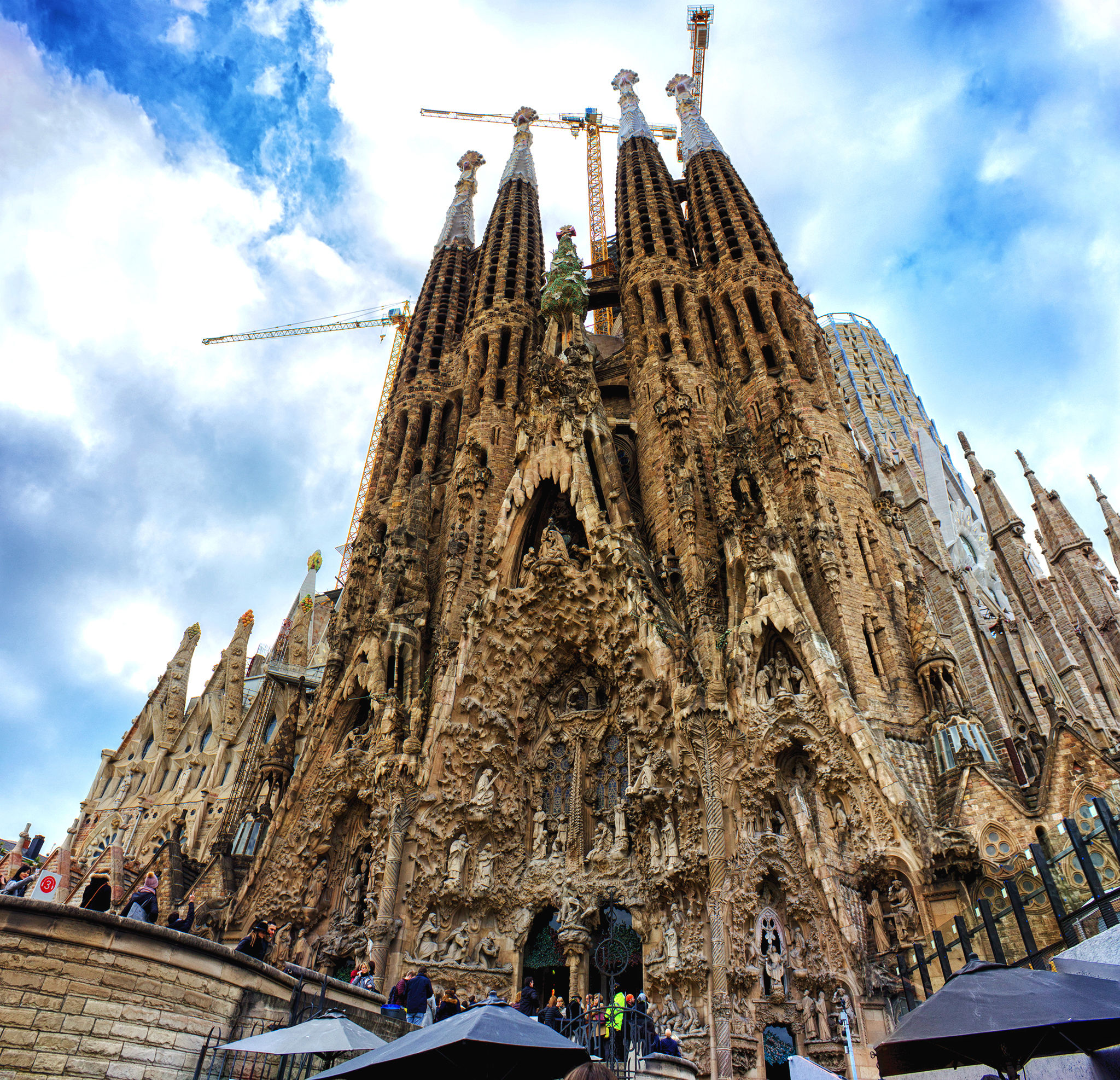 Scattata ai piedi della Facciata della natività, ho v...