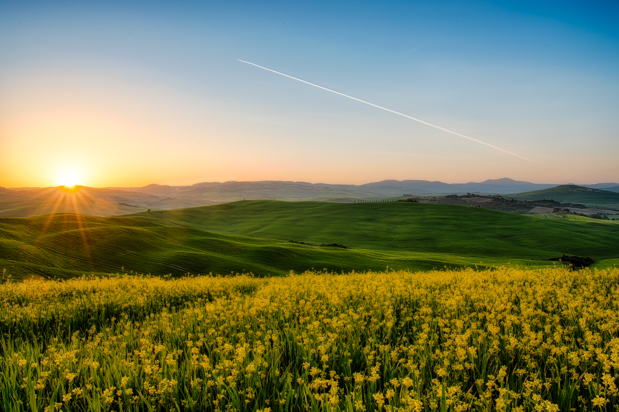 All the colours of Val d'orcia