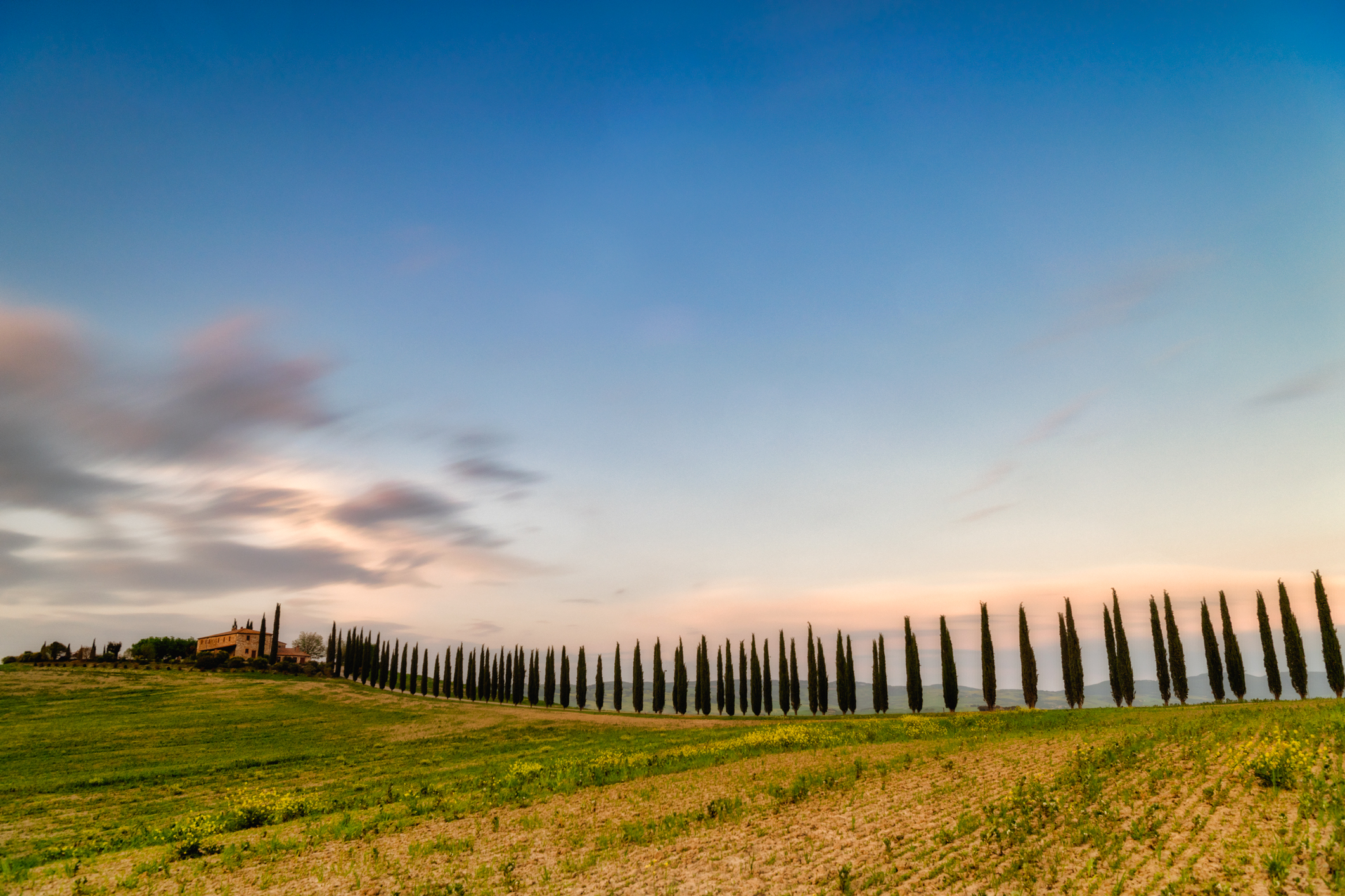 All the colours of Val d'orcia