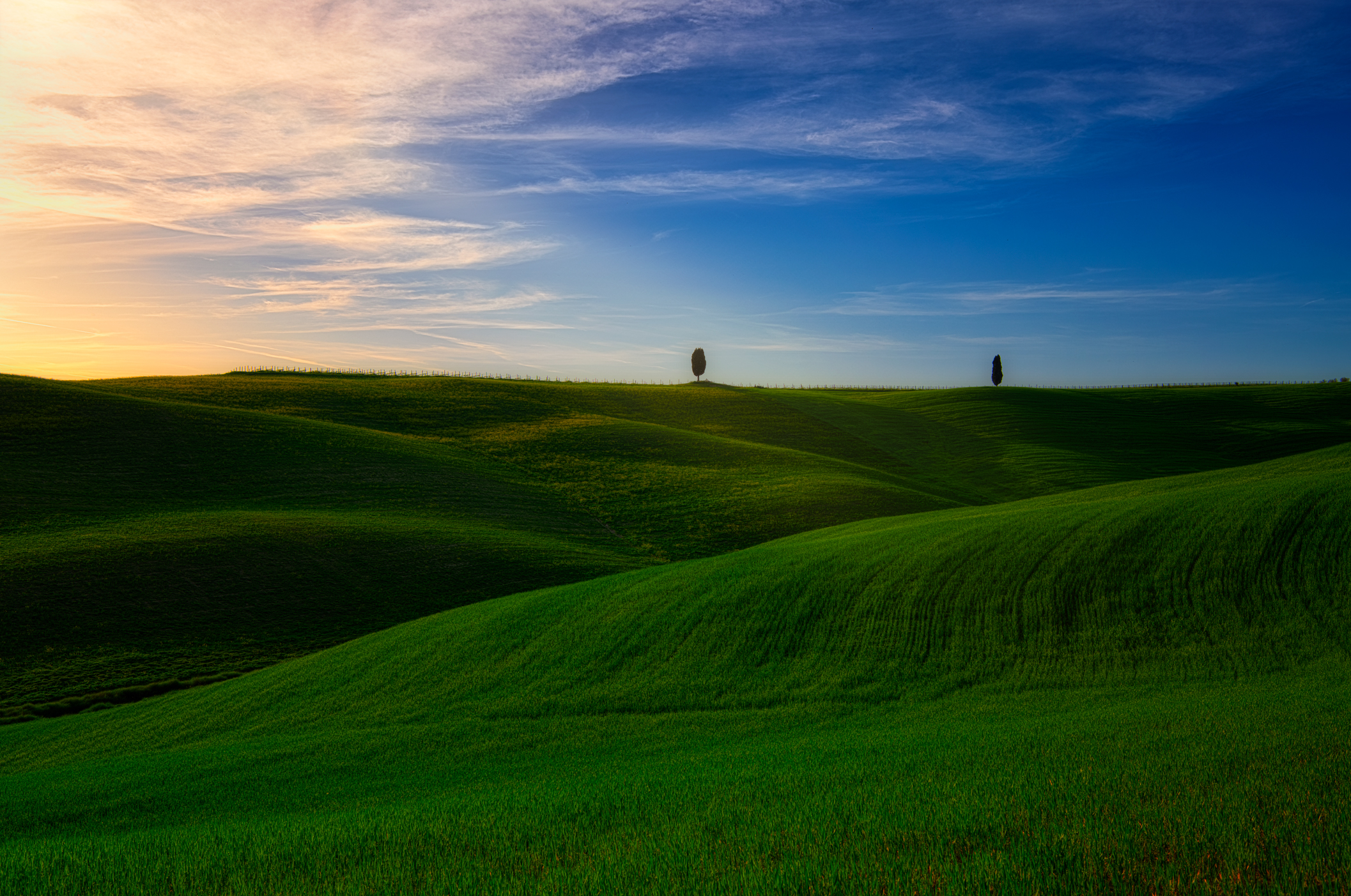 All the colours of Val d'orcia