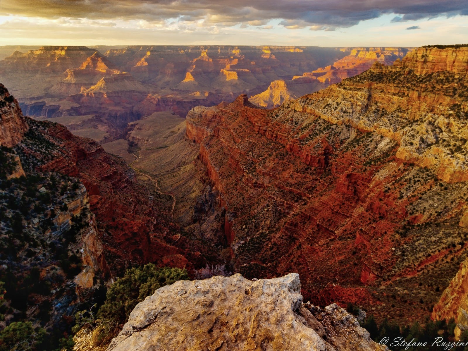 Grand Canyon al tramonto