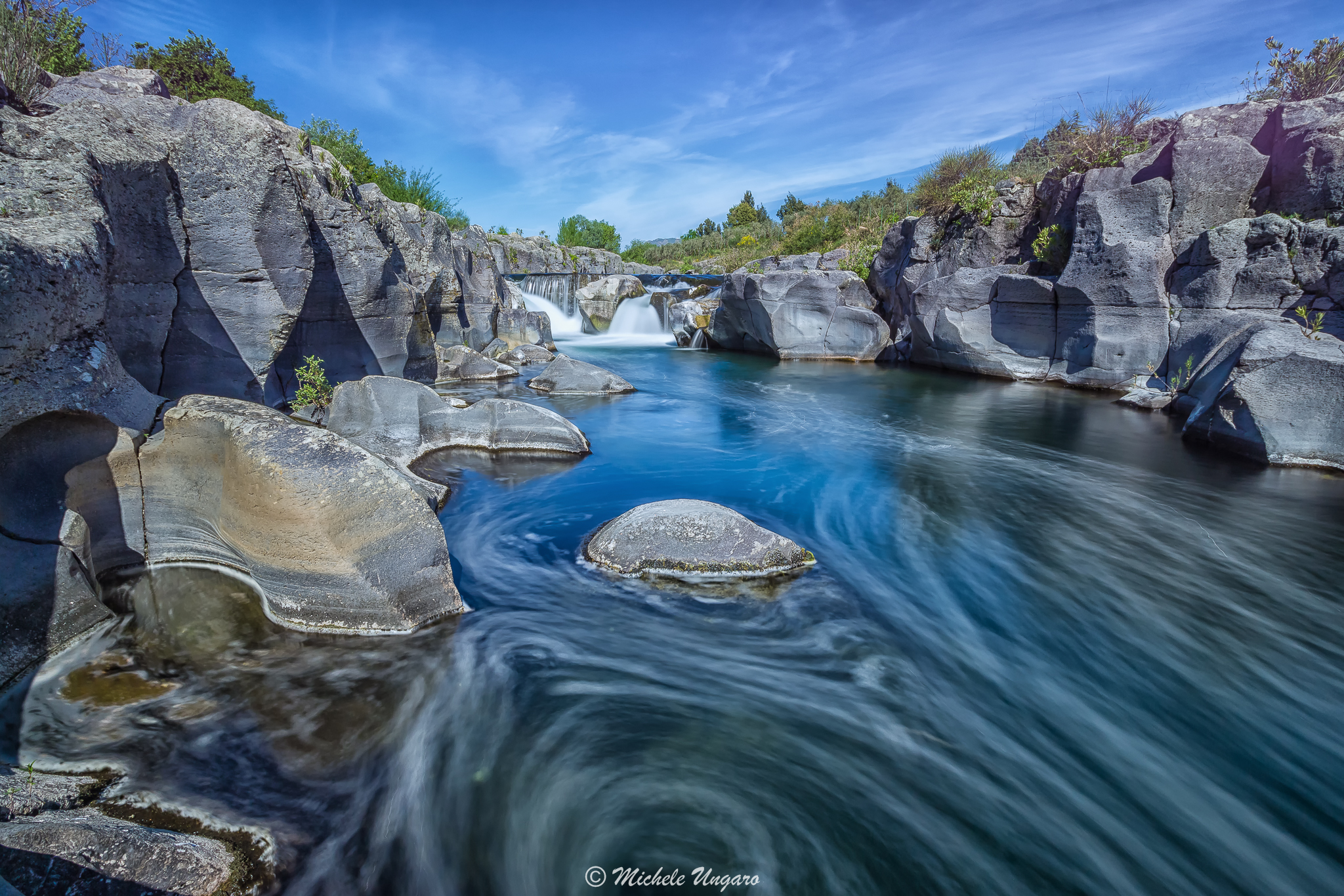 Long exposure on the Alcantara River