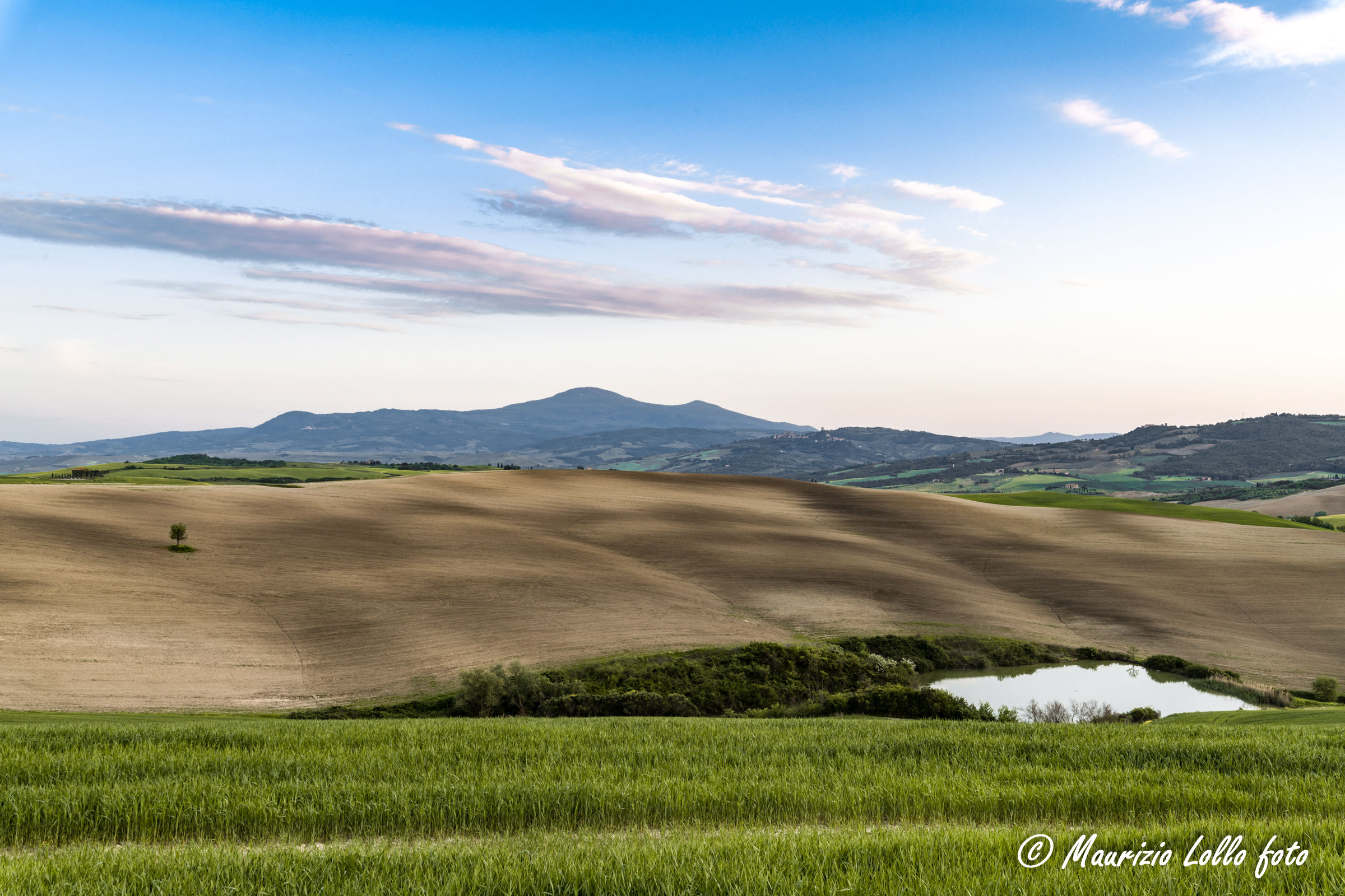 Guardando nella vallata da Vitaleta