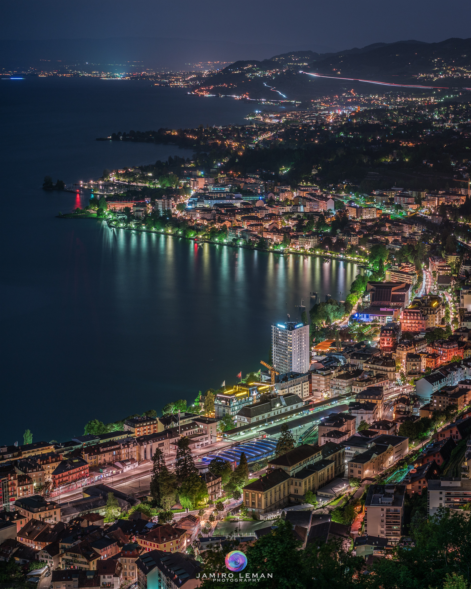 Lago Di Ginevra Montreux Svizzera