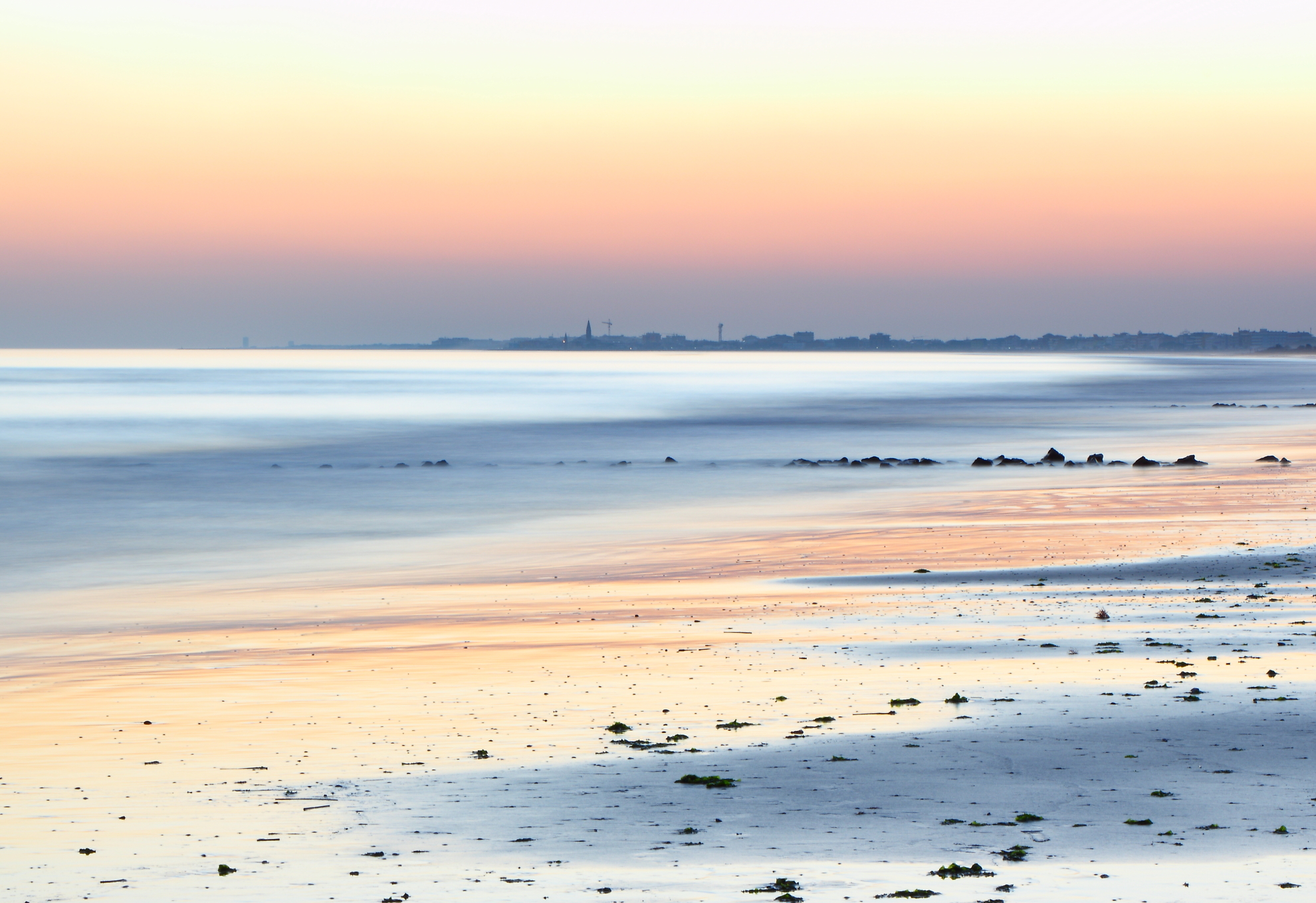 riflessi al tramonto