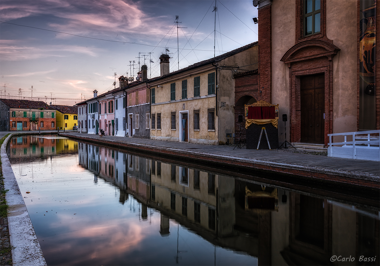 Si fa sera ... a Comacchio