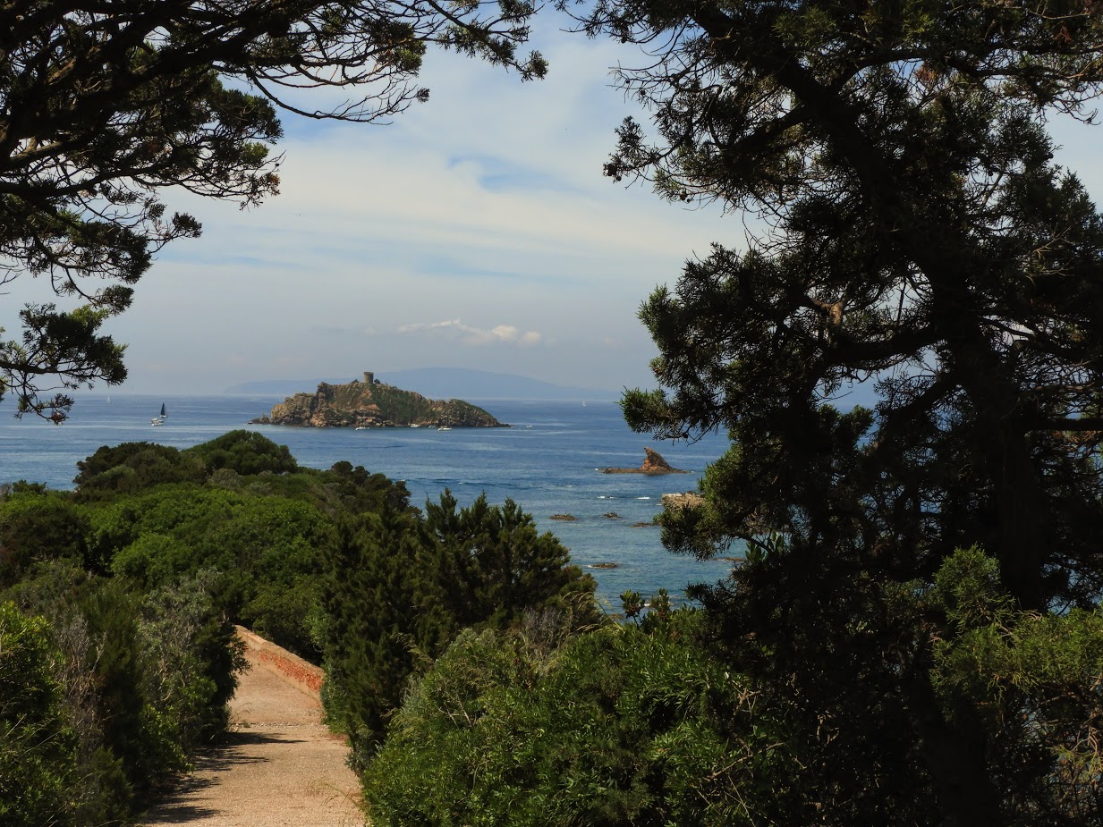 The islet in front of Punta Ala