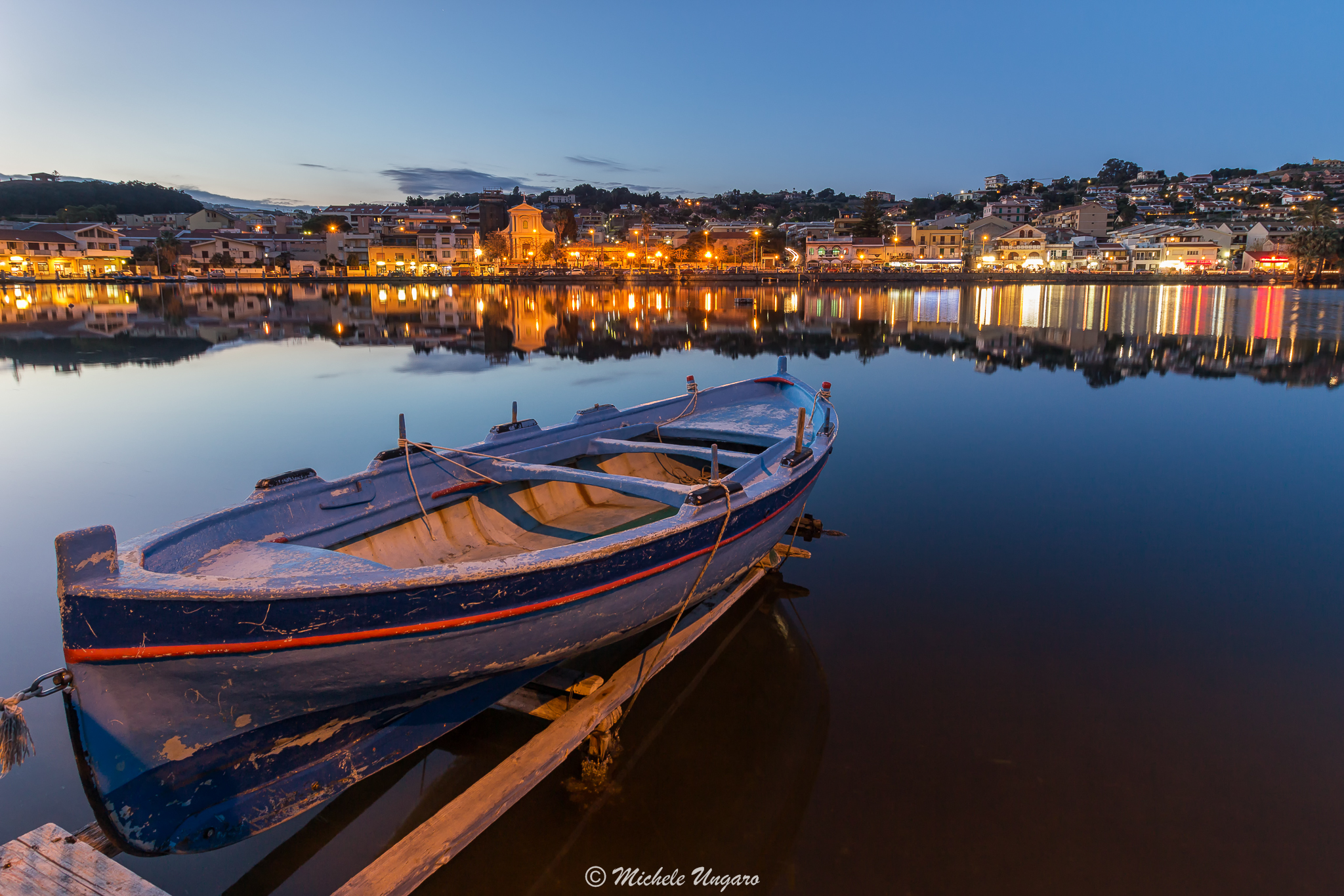 Twilight on Lake Ganzirri 2