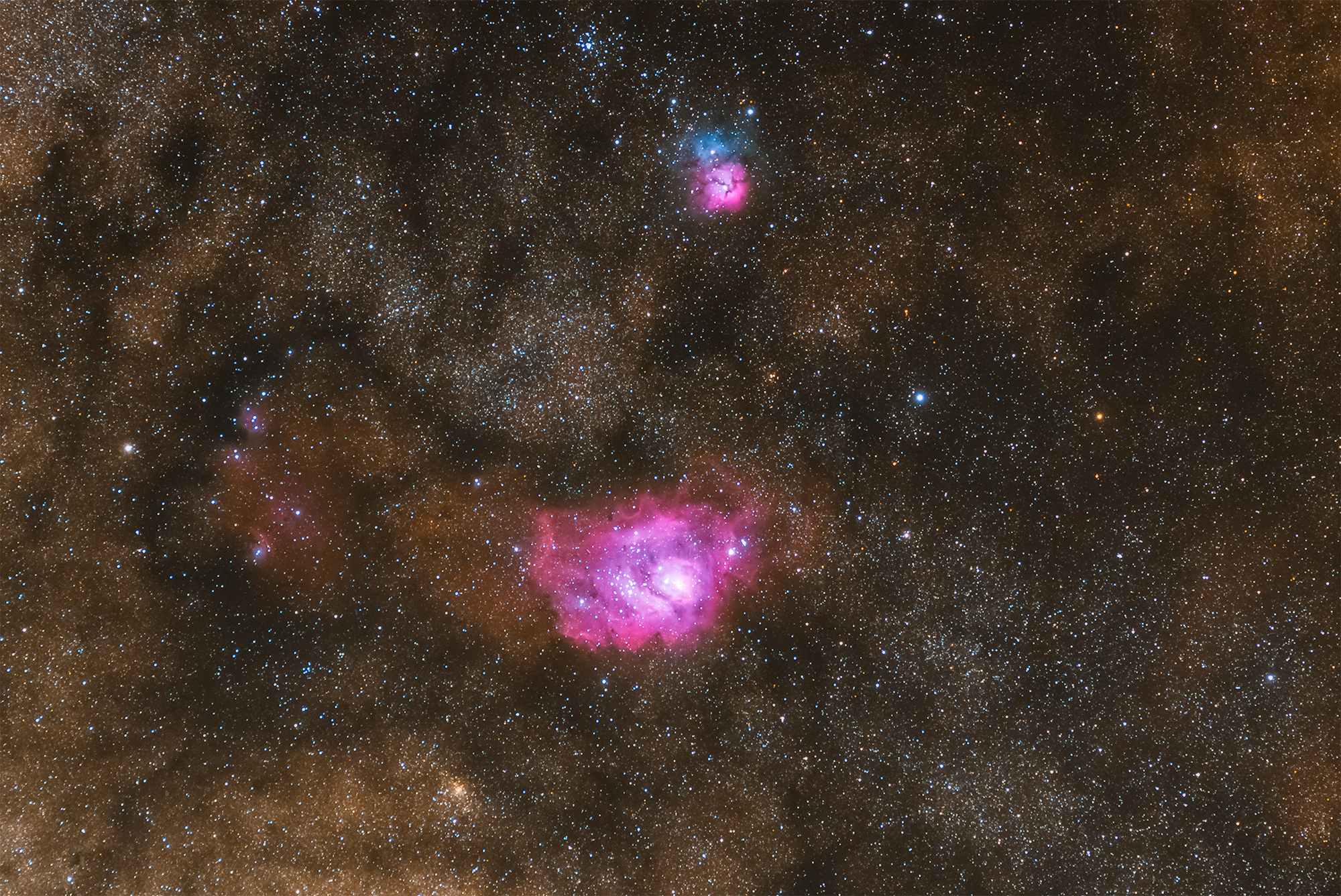 M8 M20 - Nebulosa laguna e trifida