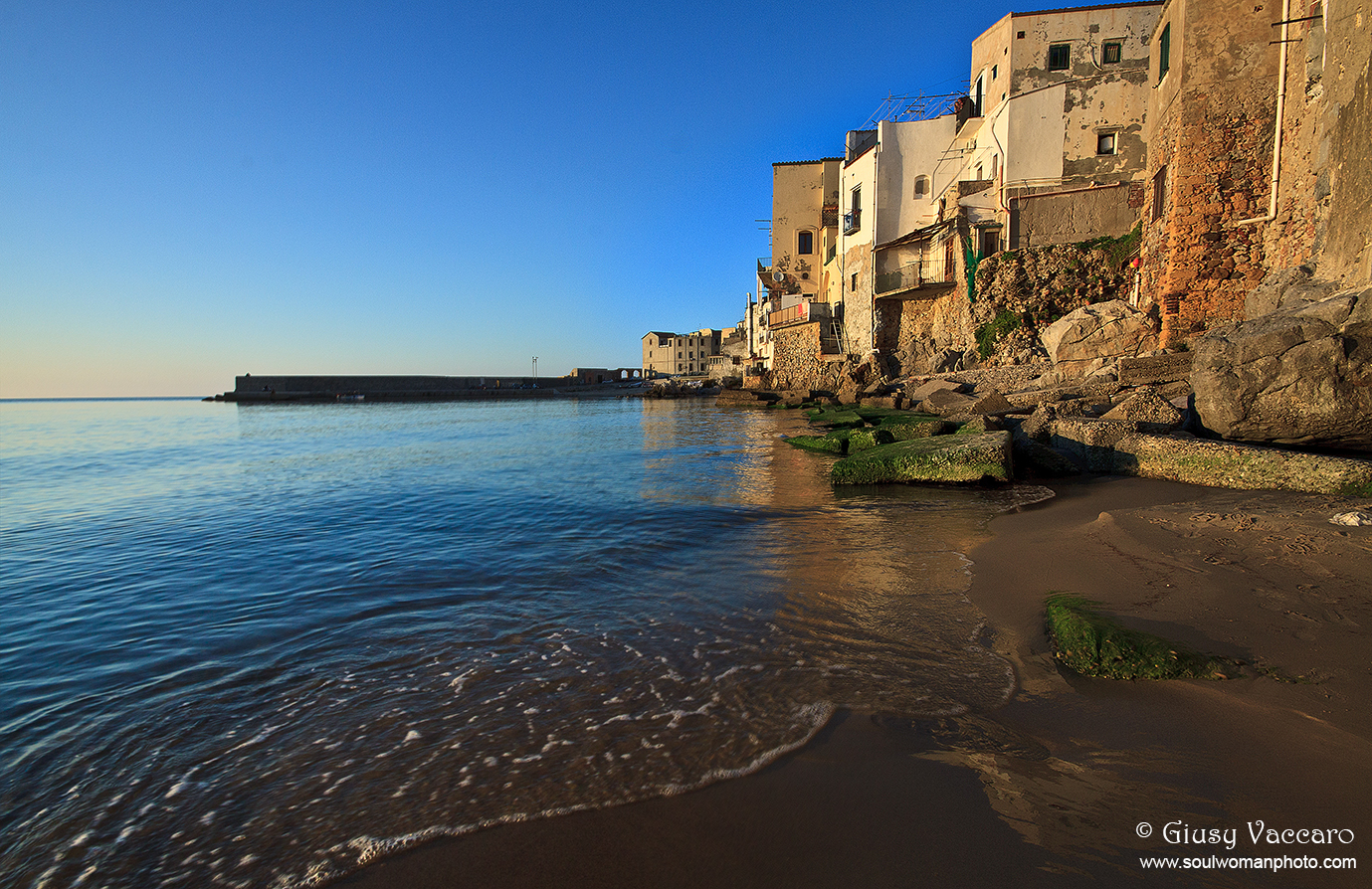 Cefalù dopo il tramonto