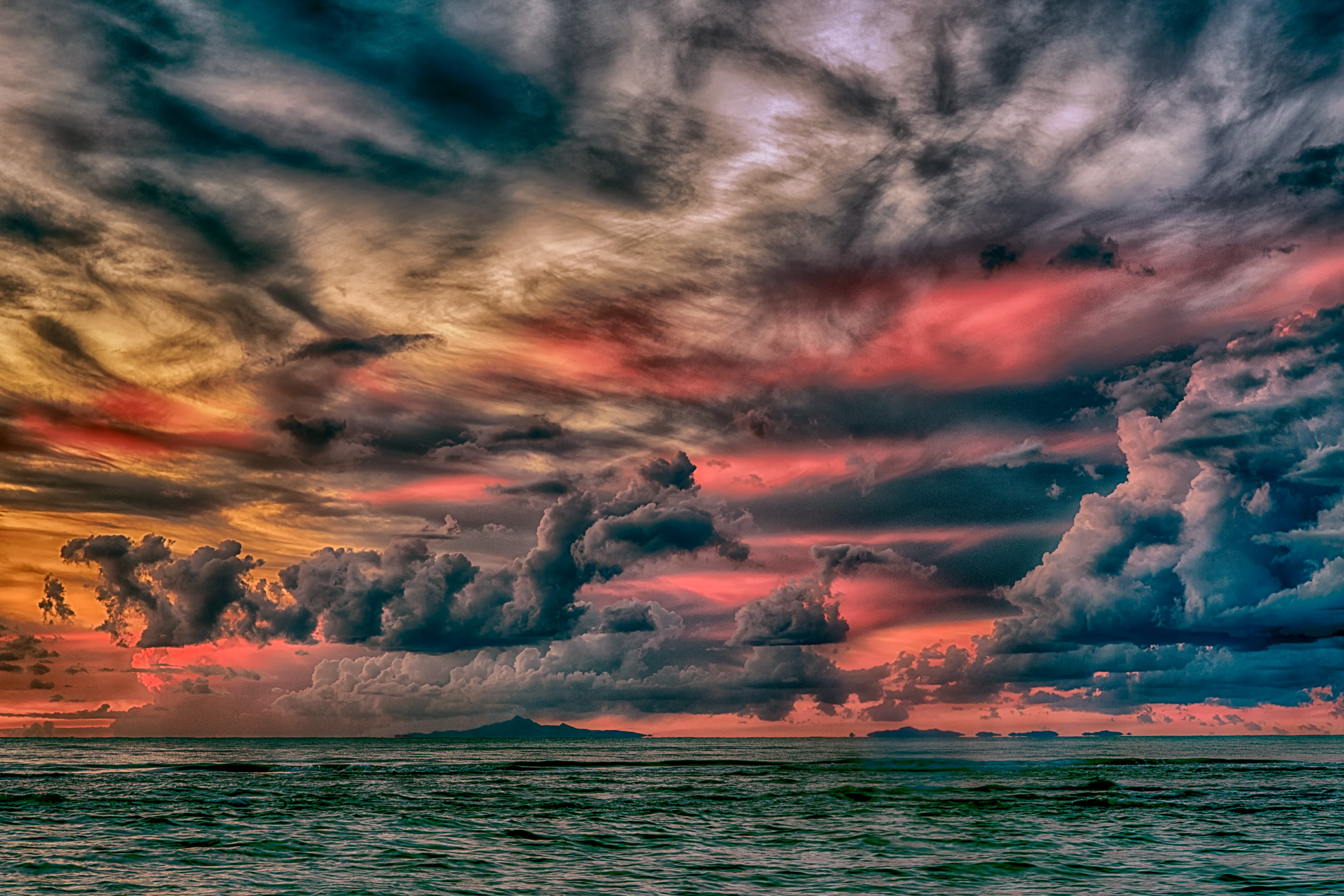 Tramonto invernale .......