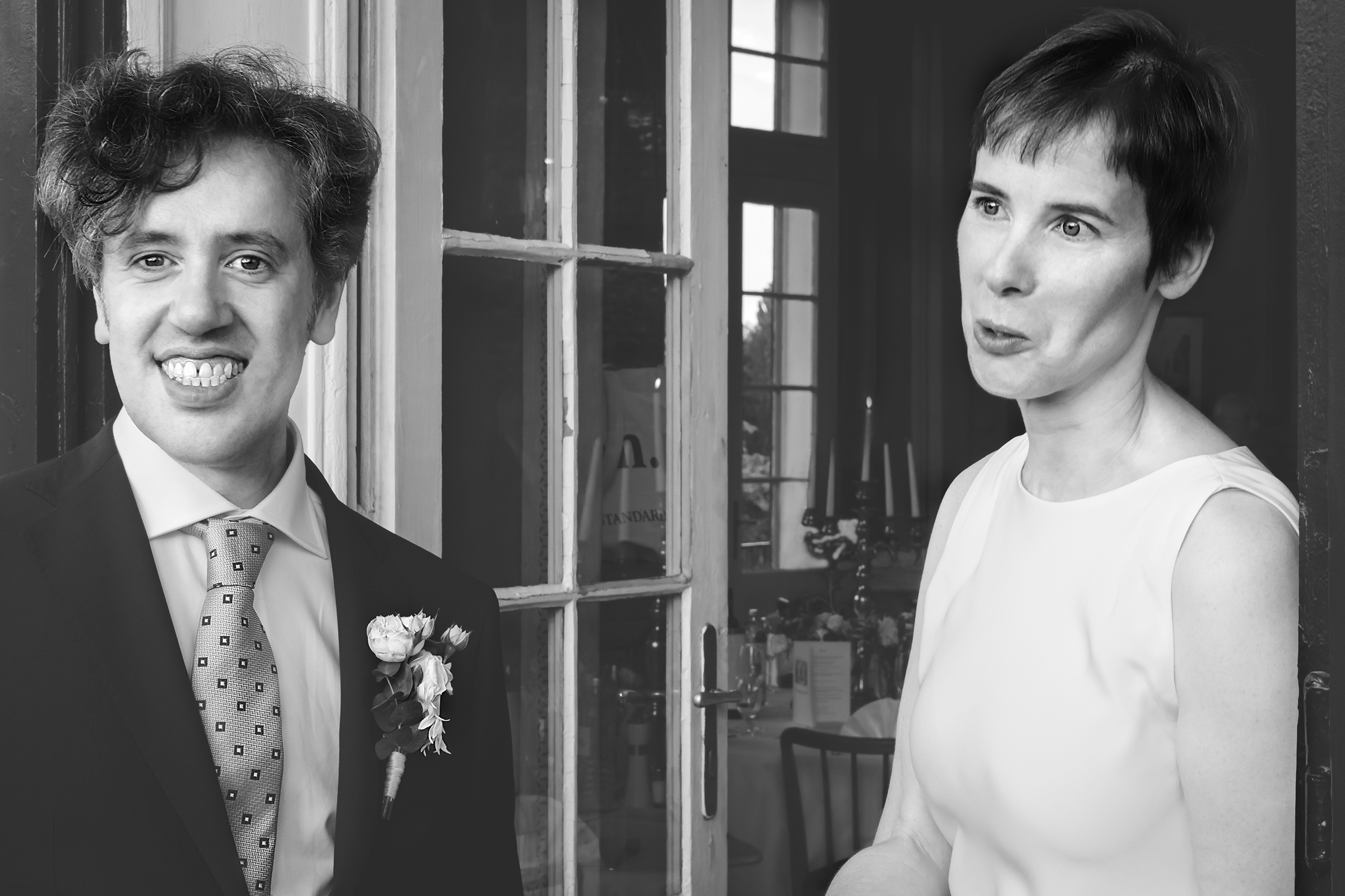 Barbara und Joseph, newlyweds in Wien