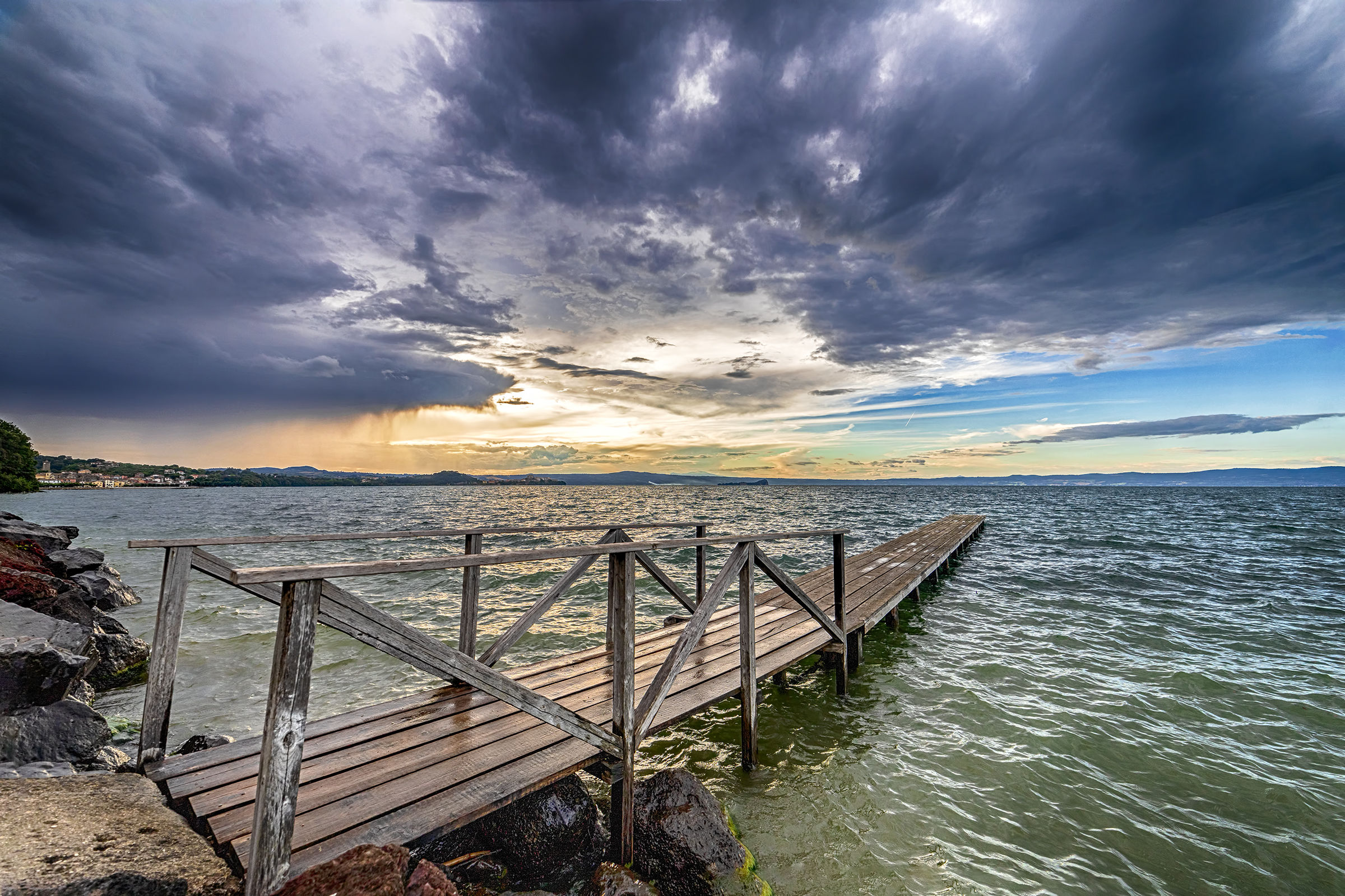 Sunset at Bolsena Lake