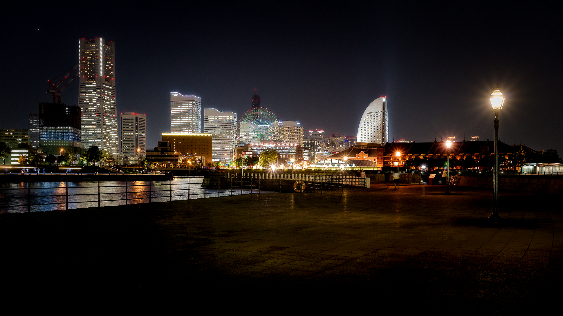Yokohama skyline by night