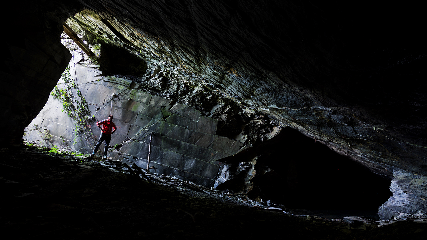 In the Slate quarry