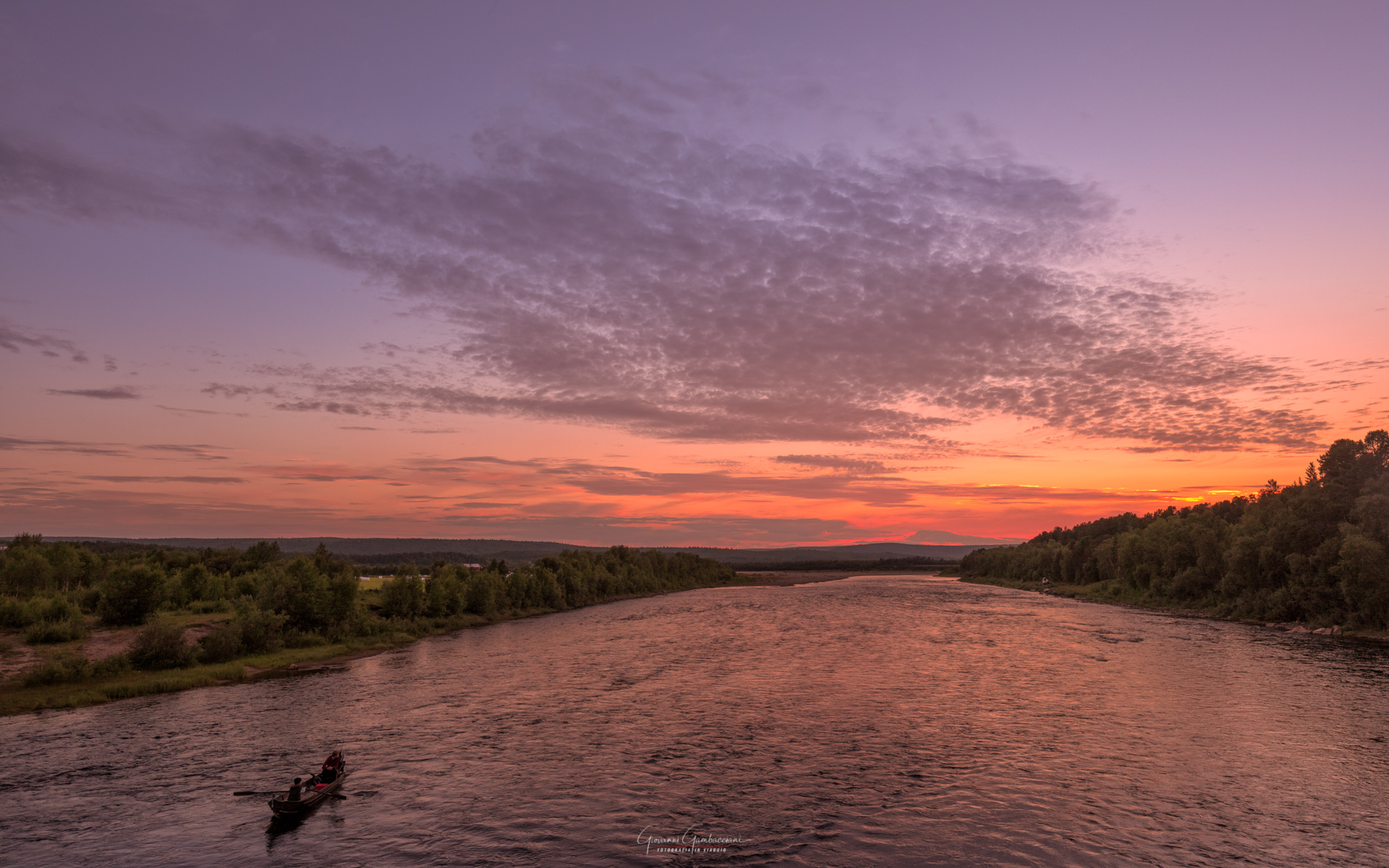 At night you go fishing