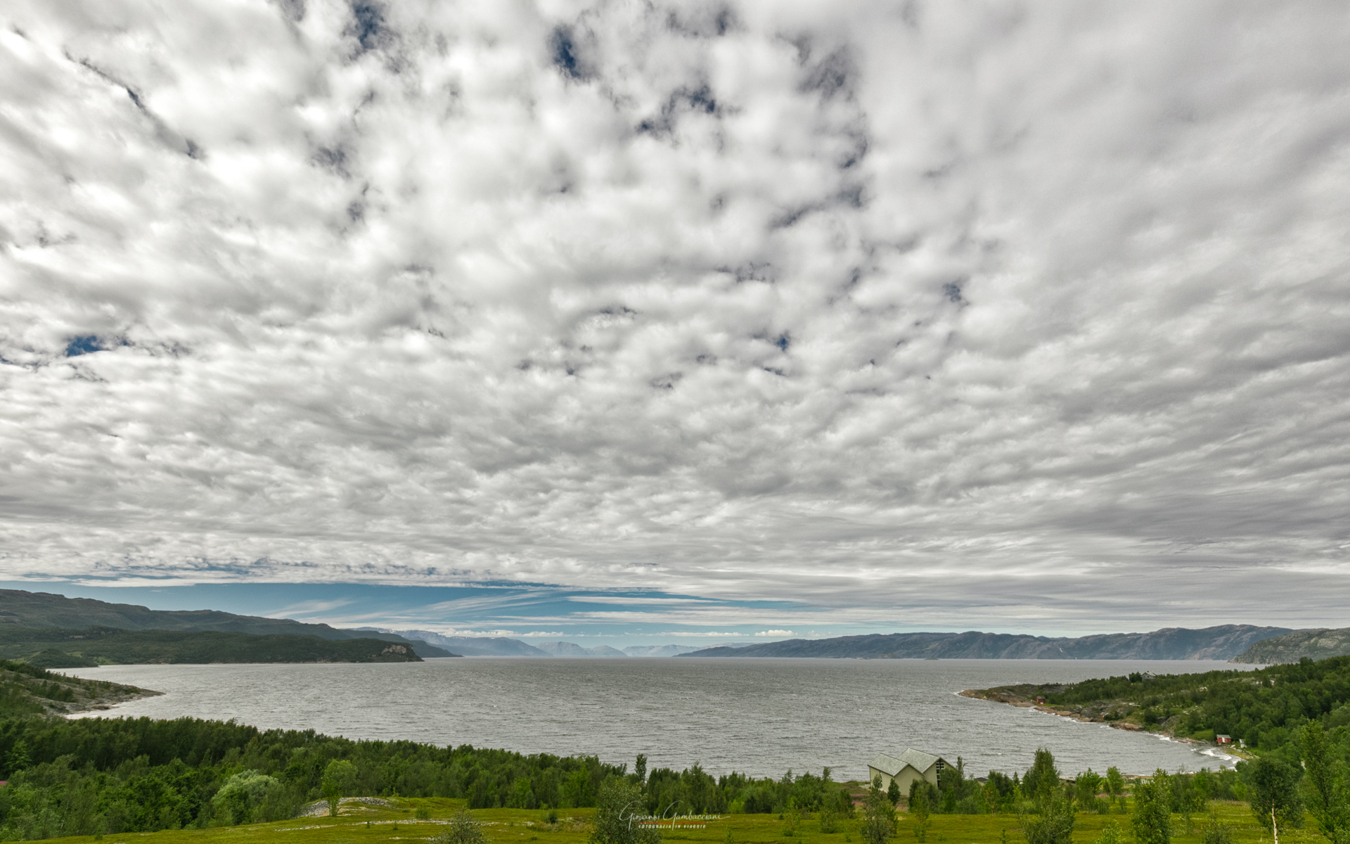 Fjords and beautiful Skies