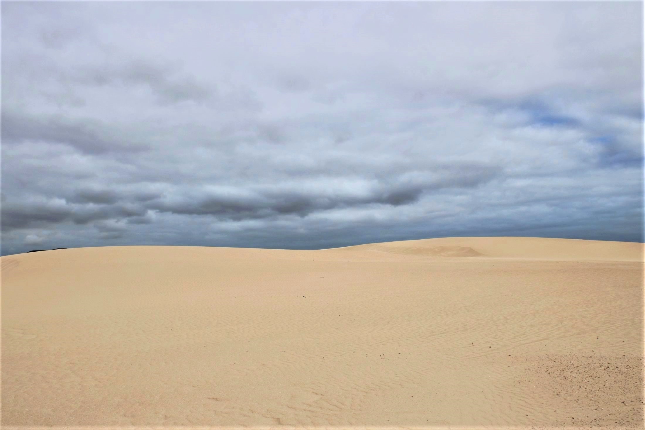 Clouds and dunes
