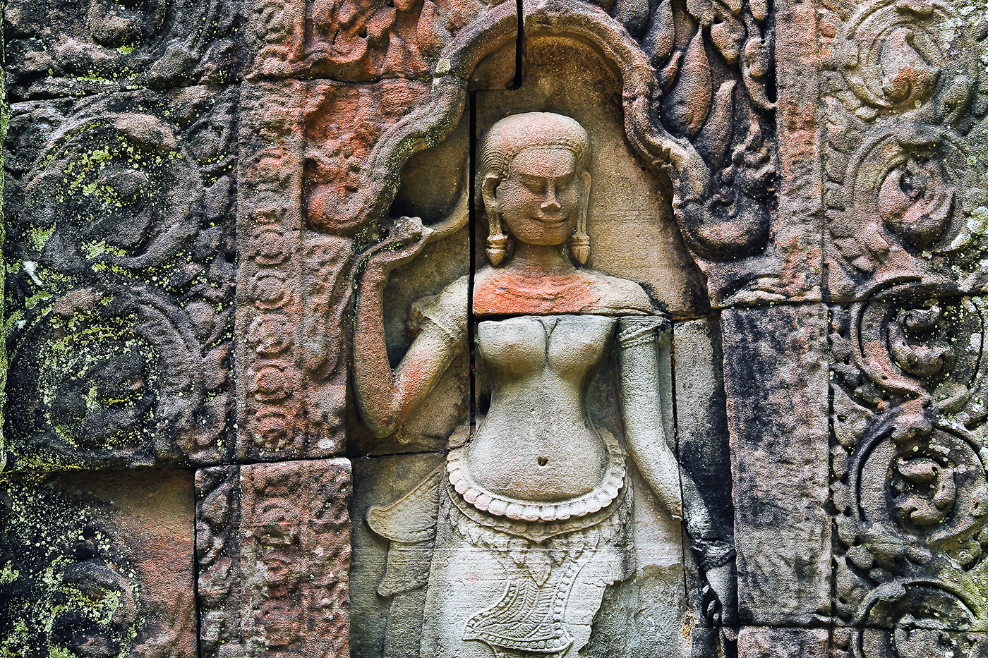Bas-relief at Angkor