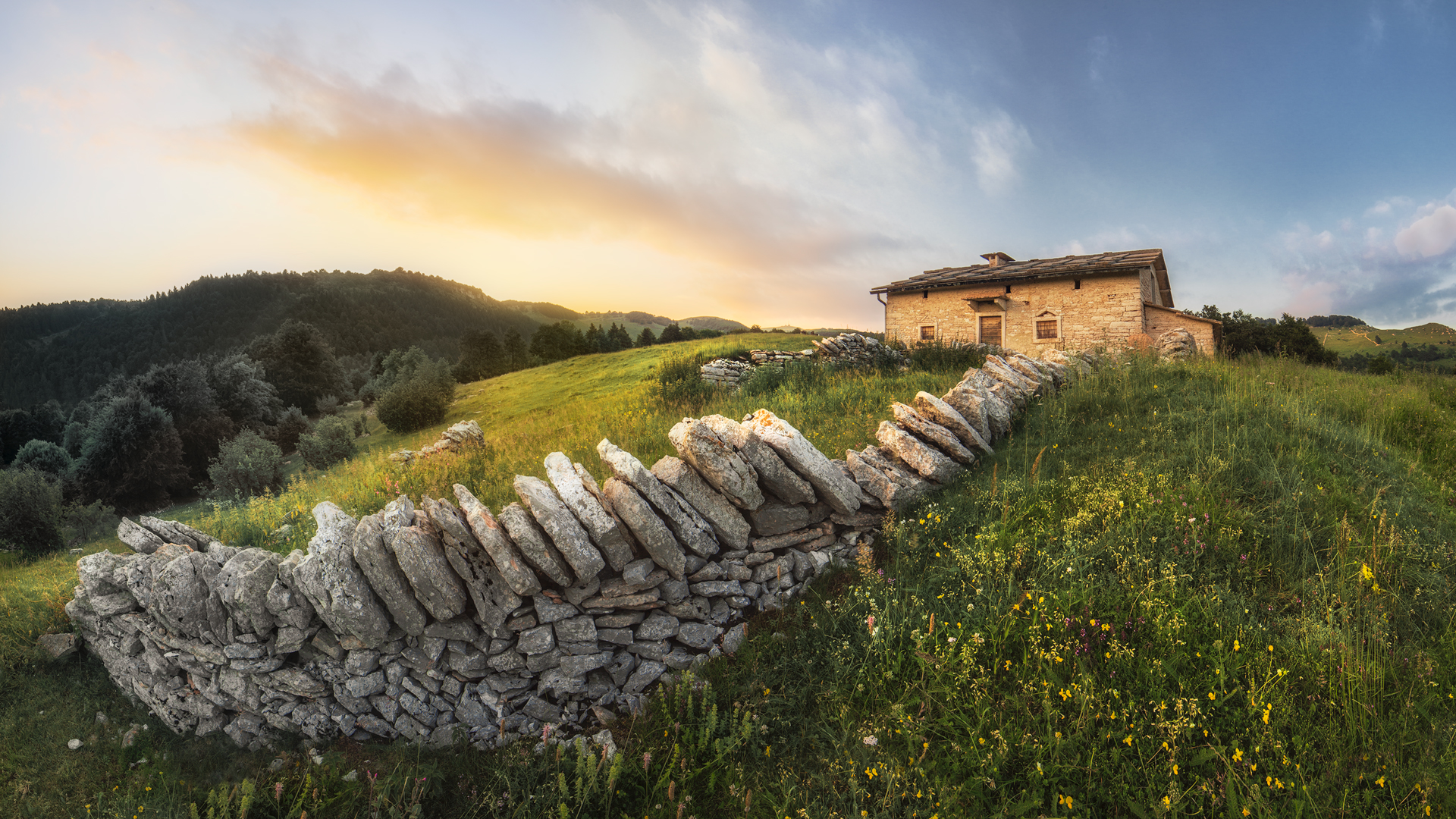 Lessinia, malga degli alti pascoli