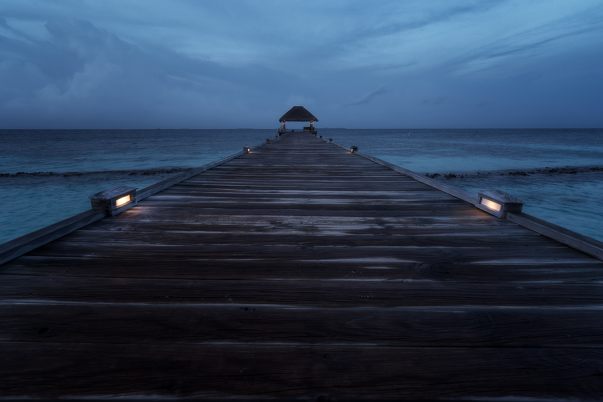 Maldives jetty